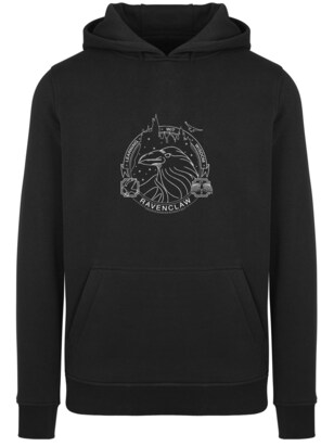 F4NT4STIC Sweatshirt ‘Harry Potter Ravenclaw Seal’ Zwart / Wit