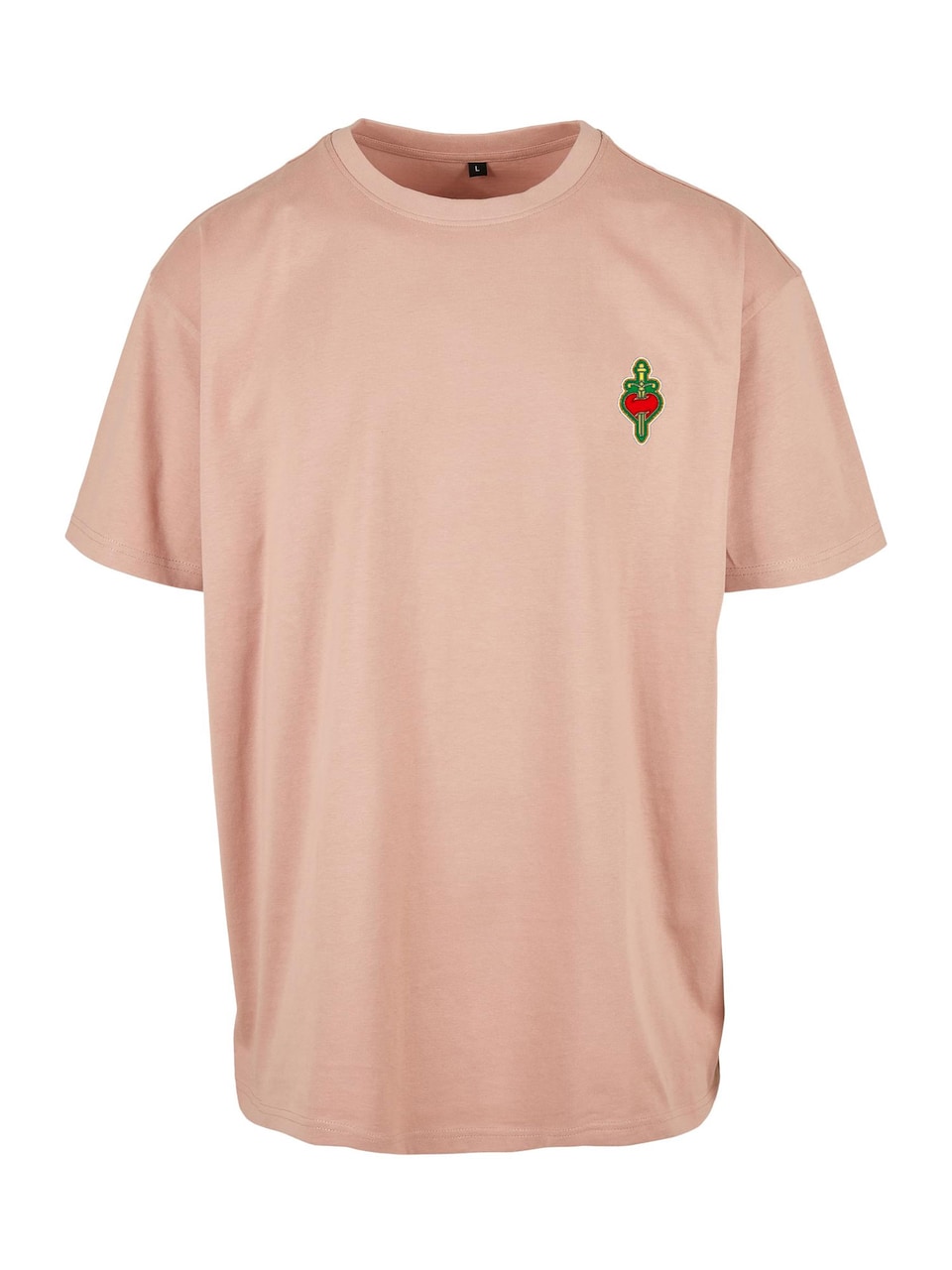 T-shirt 'Santa Monica' gul / grön / röd