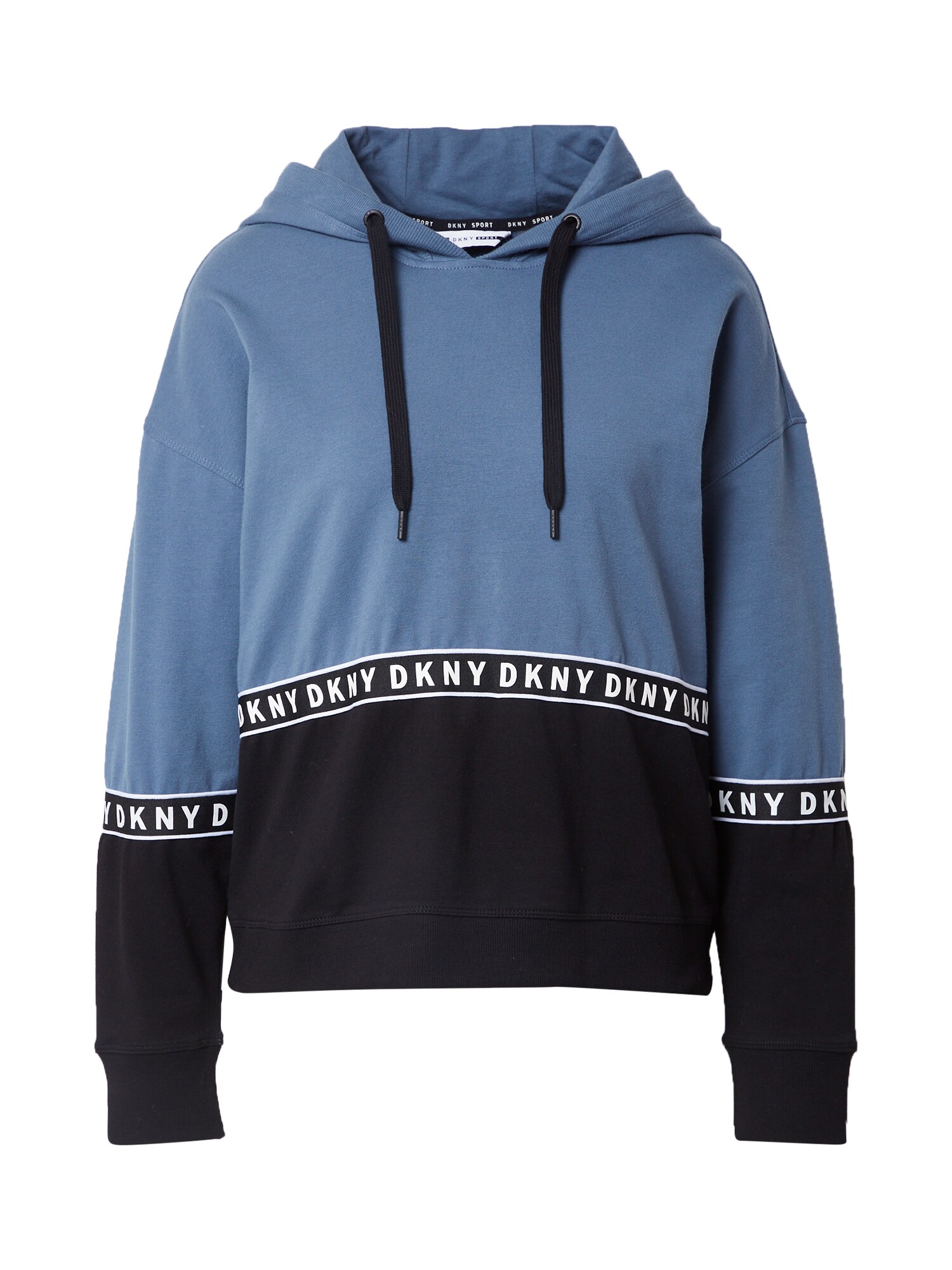 DKNY Performance Megztinis be užsegimo  tamsiai mėlyna / sodri mėlyna („karališka“) / balta