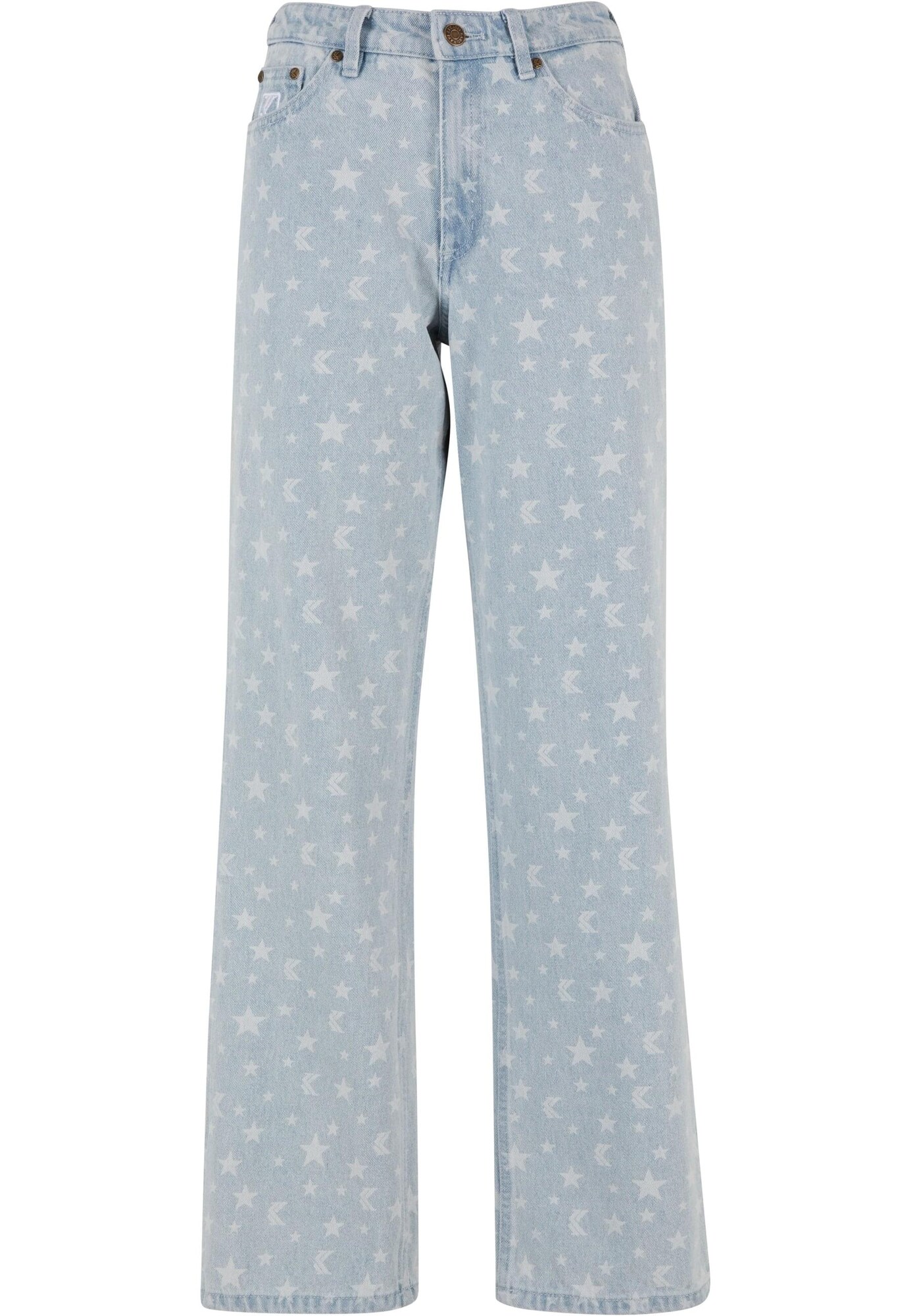 Karl Kani Jeans  albastru deschis / maro / alb