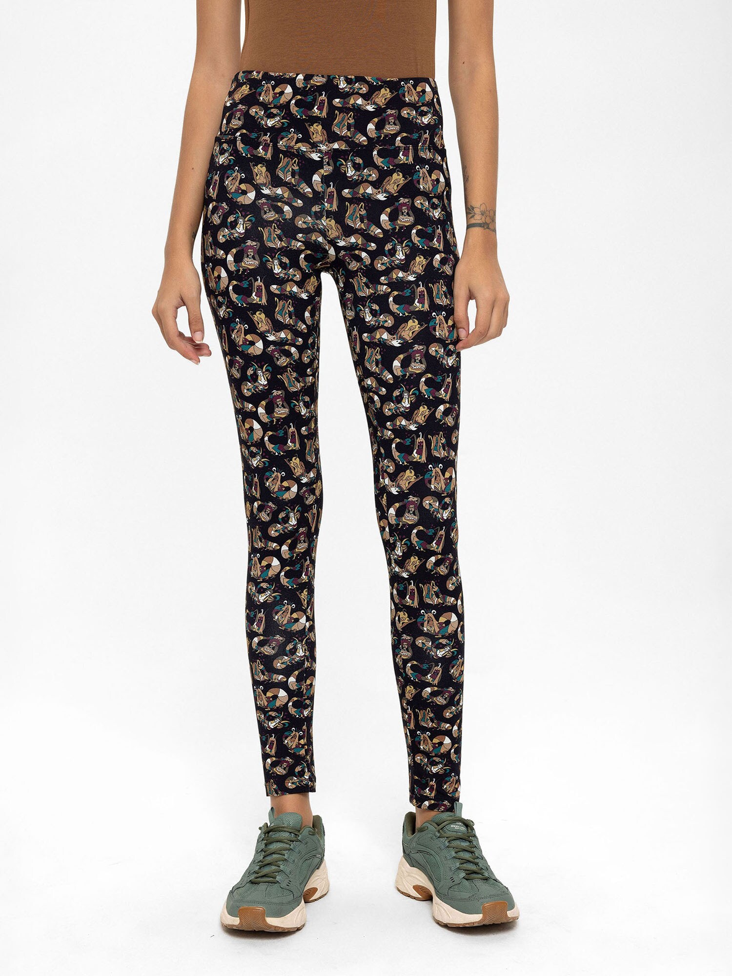 Anou Anou Leggings  vegyes színek / fekete termék 2. képe