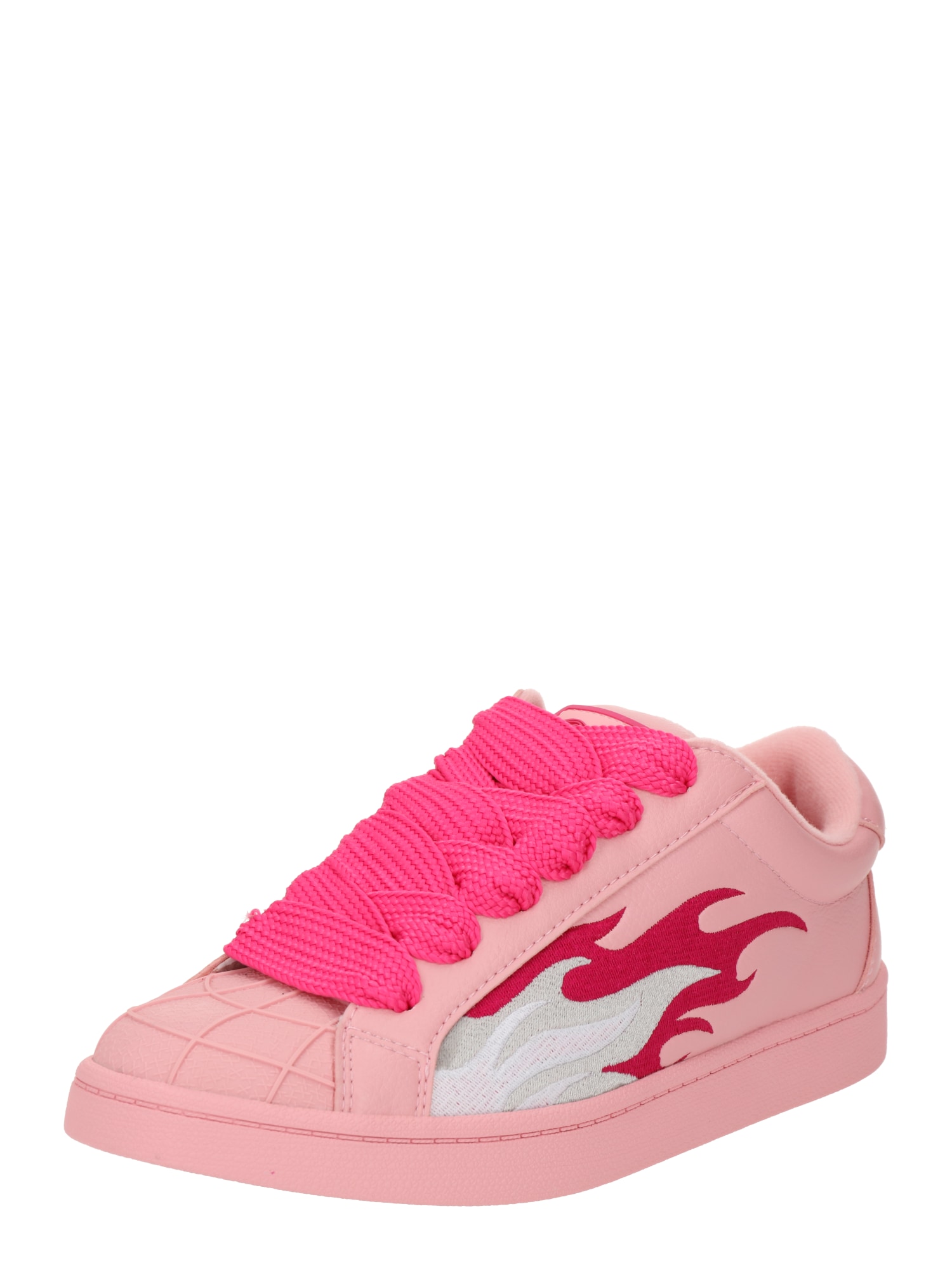 BUFFALO Sneaker low 'LIBERTY'  gri deschis / roz zmeură / rosé / alb