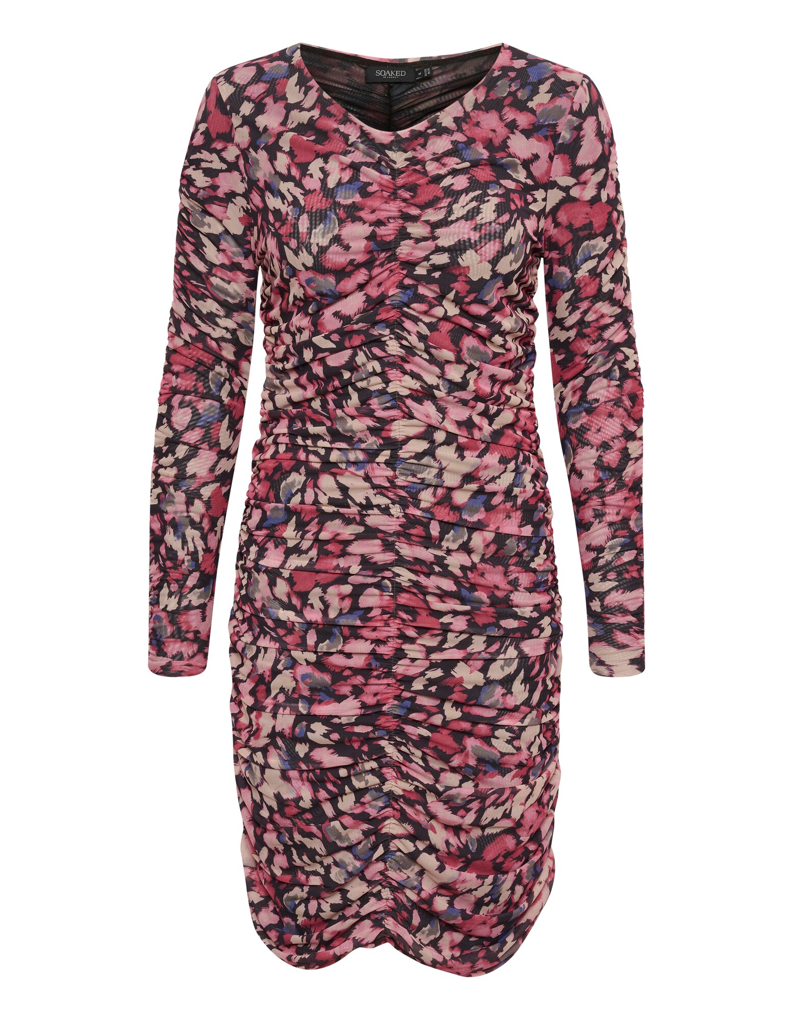 SOAKED IN LUXURY Rochie Demara  albastru / roz / roz deschis / negru