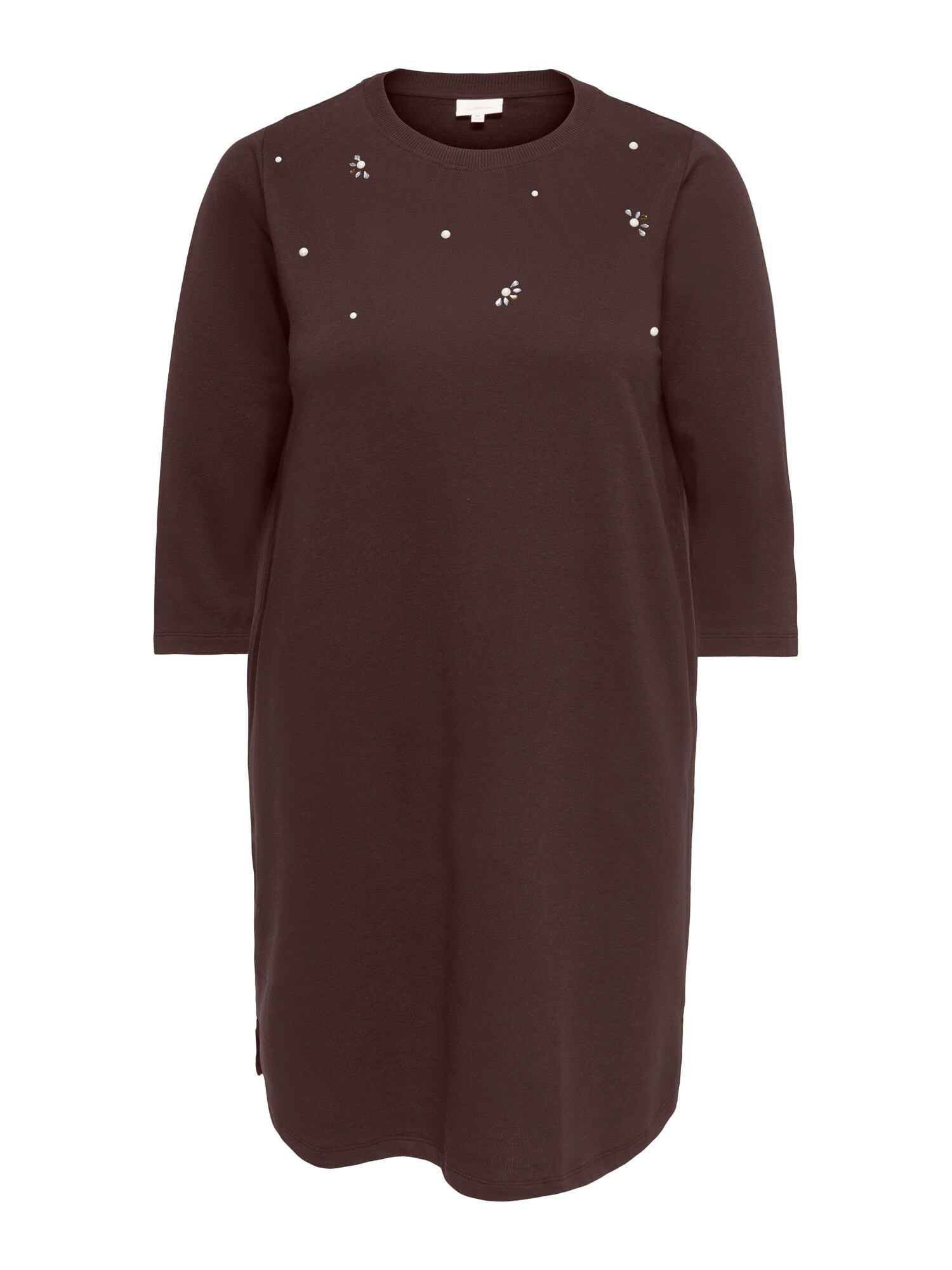 ONLY Carmakoma Vestido 'CARAMBER' chocolate