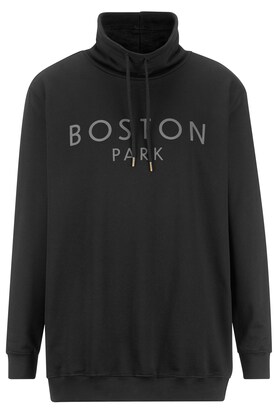 Boston Park Sweatshirt Lichtgrijs / Zwart