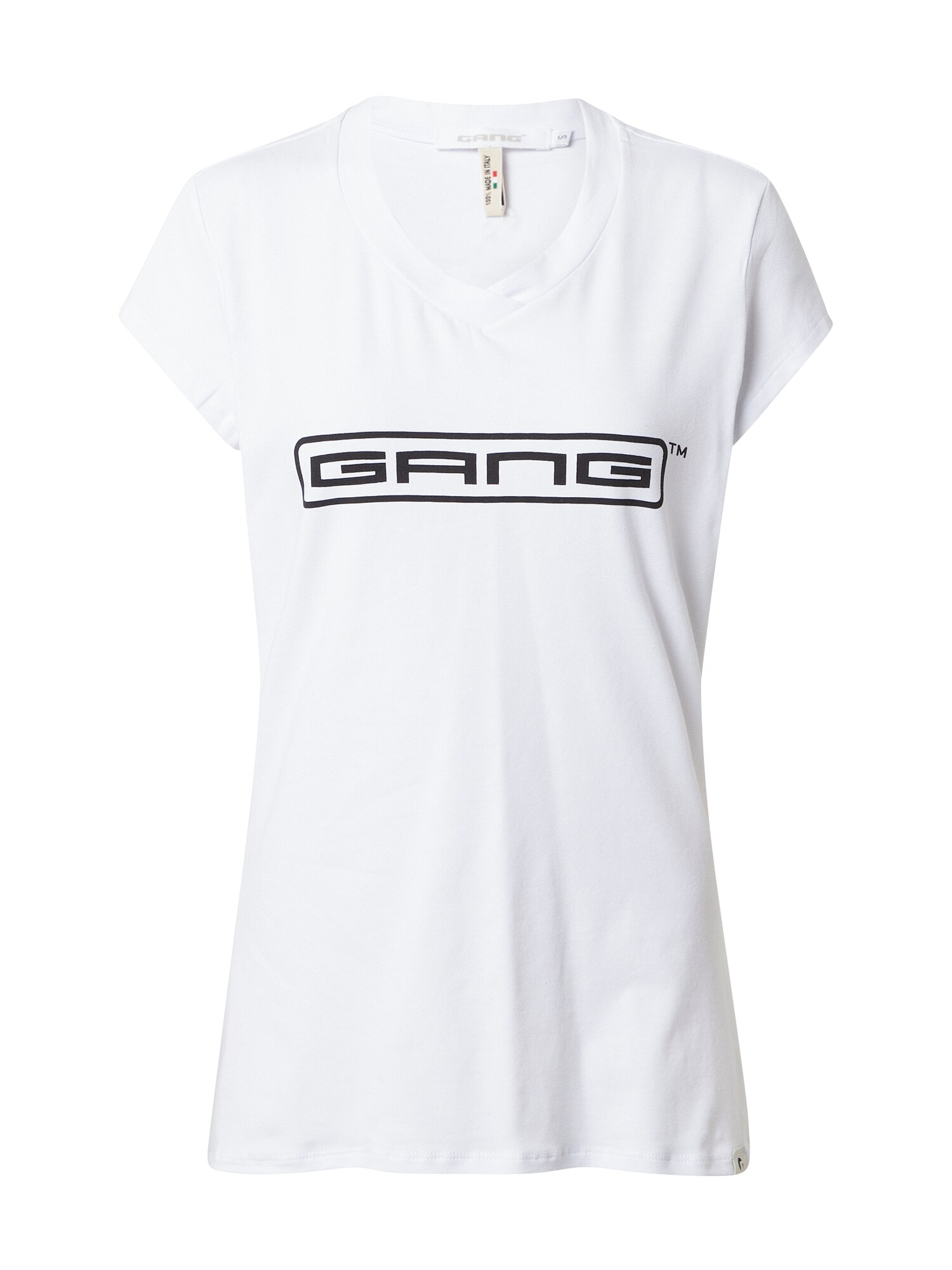 Gang Marškinėliai  balta / juoda