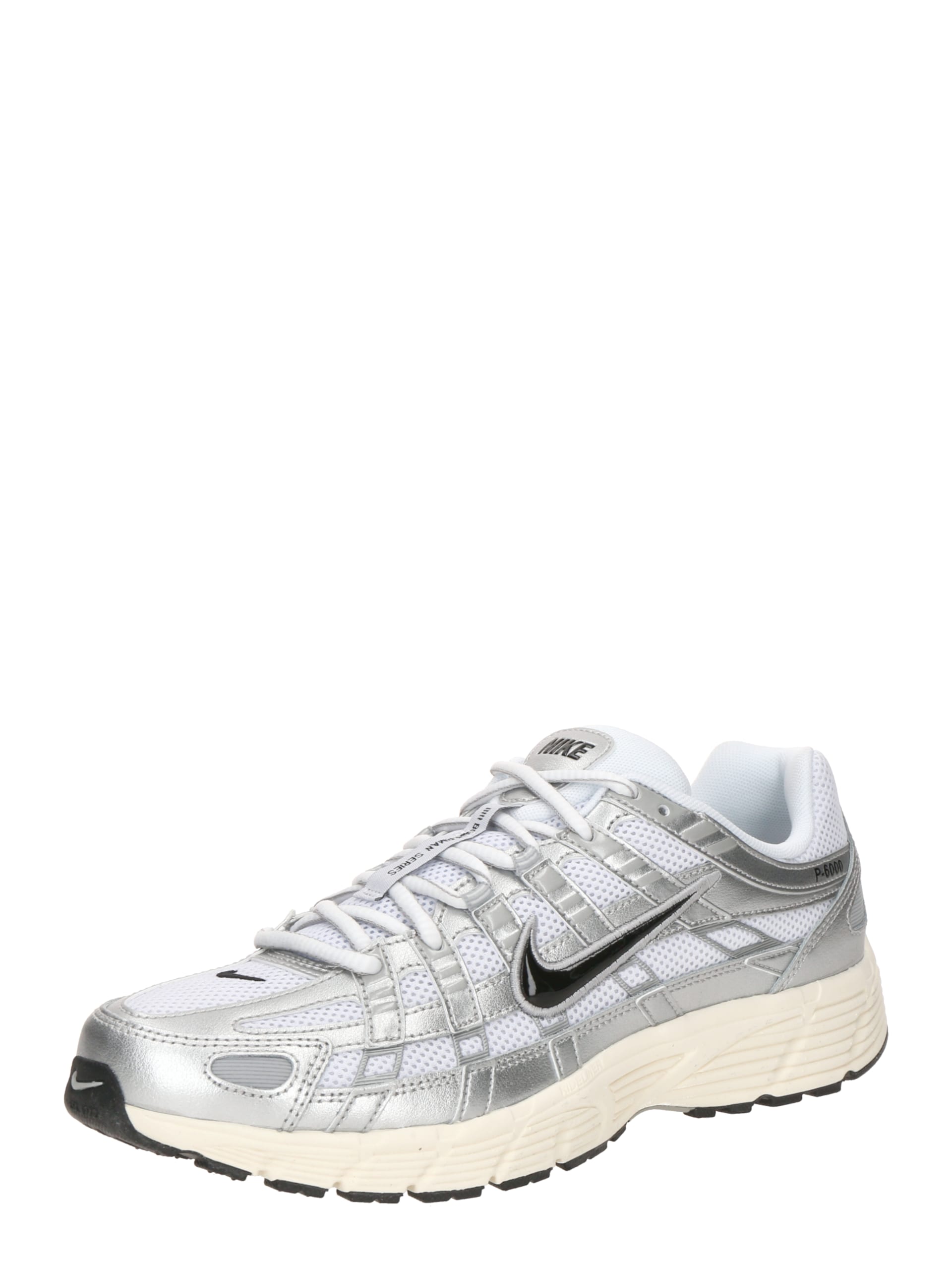 Nike Sportswear Låg sneaker 'P-6000' svart / silver sneakers herr