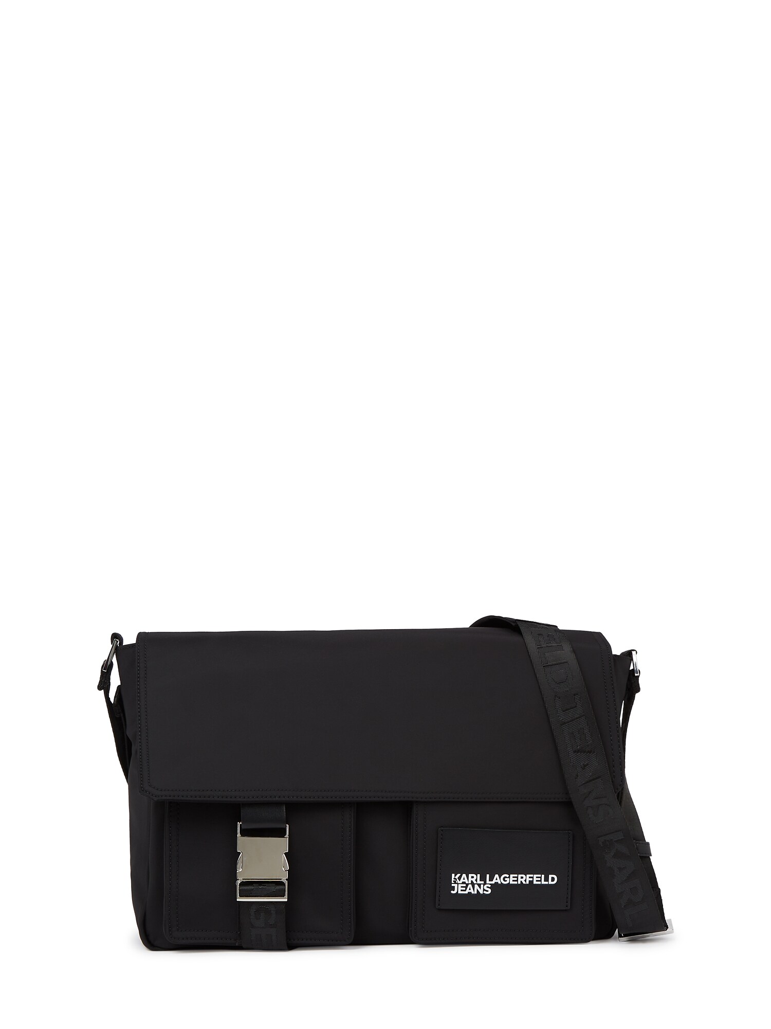 KARL LAGERFELD JEANS Messenger  fekete / fehér akciós termékkép 1