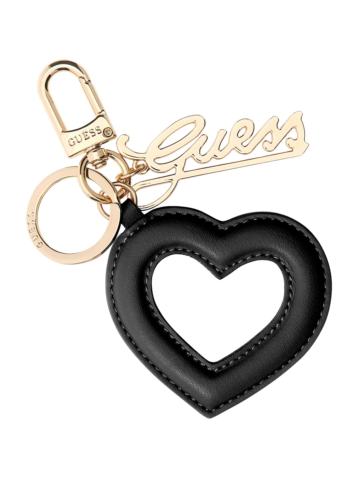 GUESS Breloc  auriu / negru