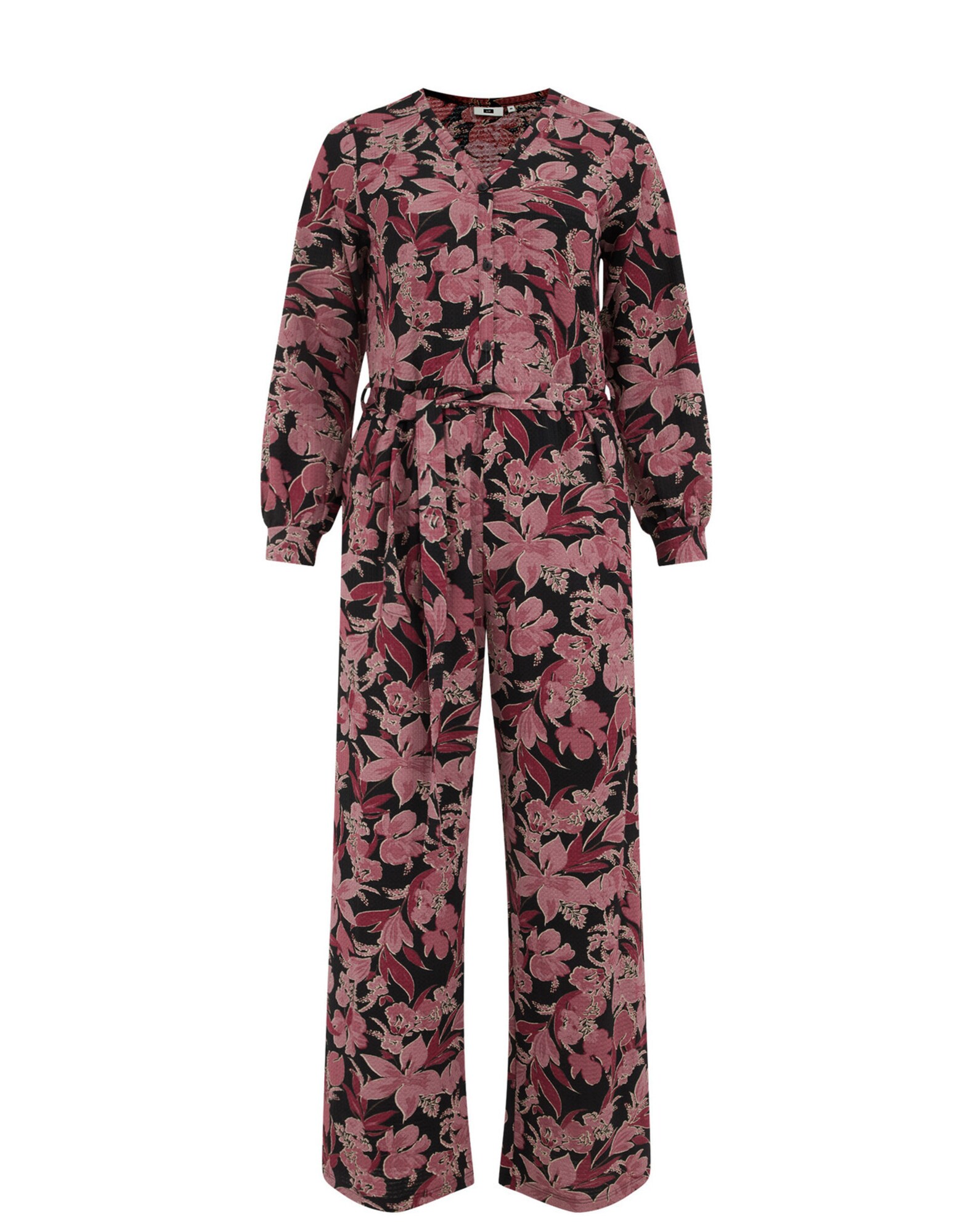 WE Fashion Kezeslábas  rózsaszín / fekete akciós termékkép 1
