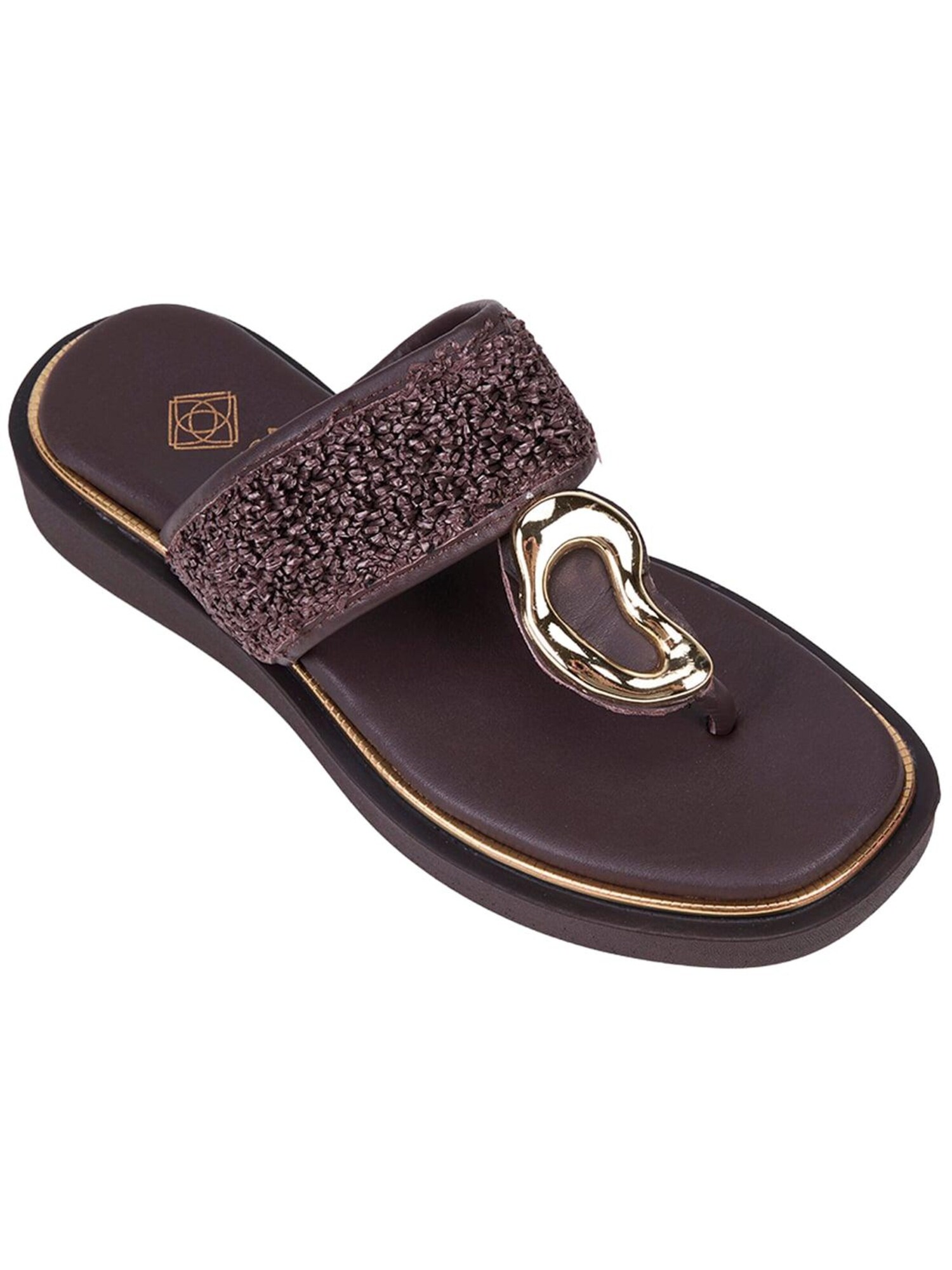 Desa Sandalias de dedo 'Zehenstegsandalen'  marrón