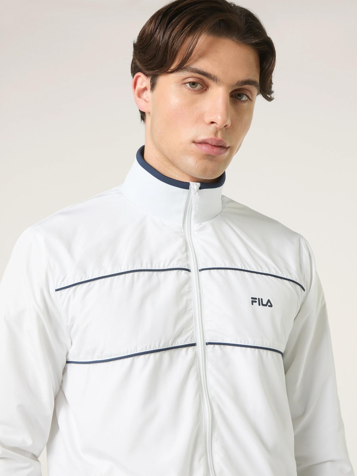 FILA Sudadera con cremallera 'CASALE regular lightweight jacket'  blanco – imagen 4
