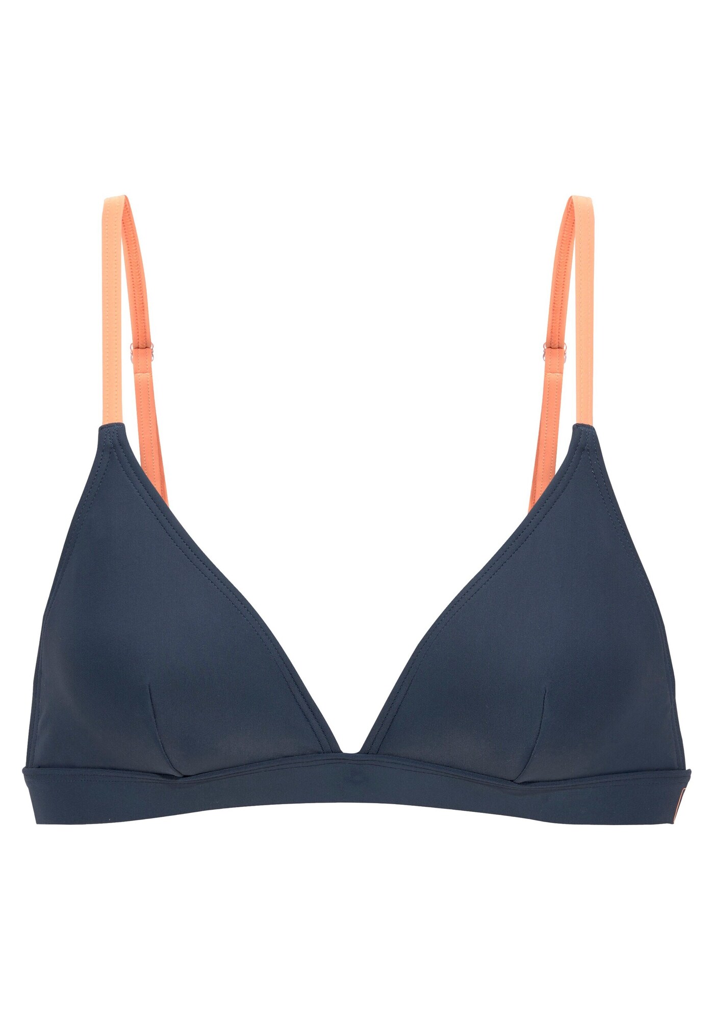 LASCANA ACTIVE Bikini felső  sötétkék / sárgabarack akciós termékkép 1