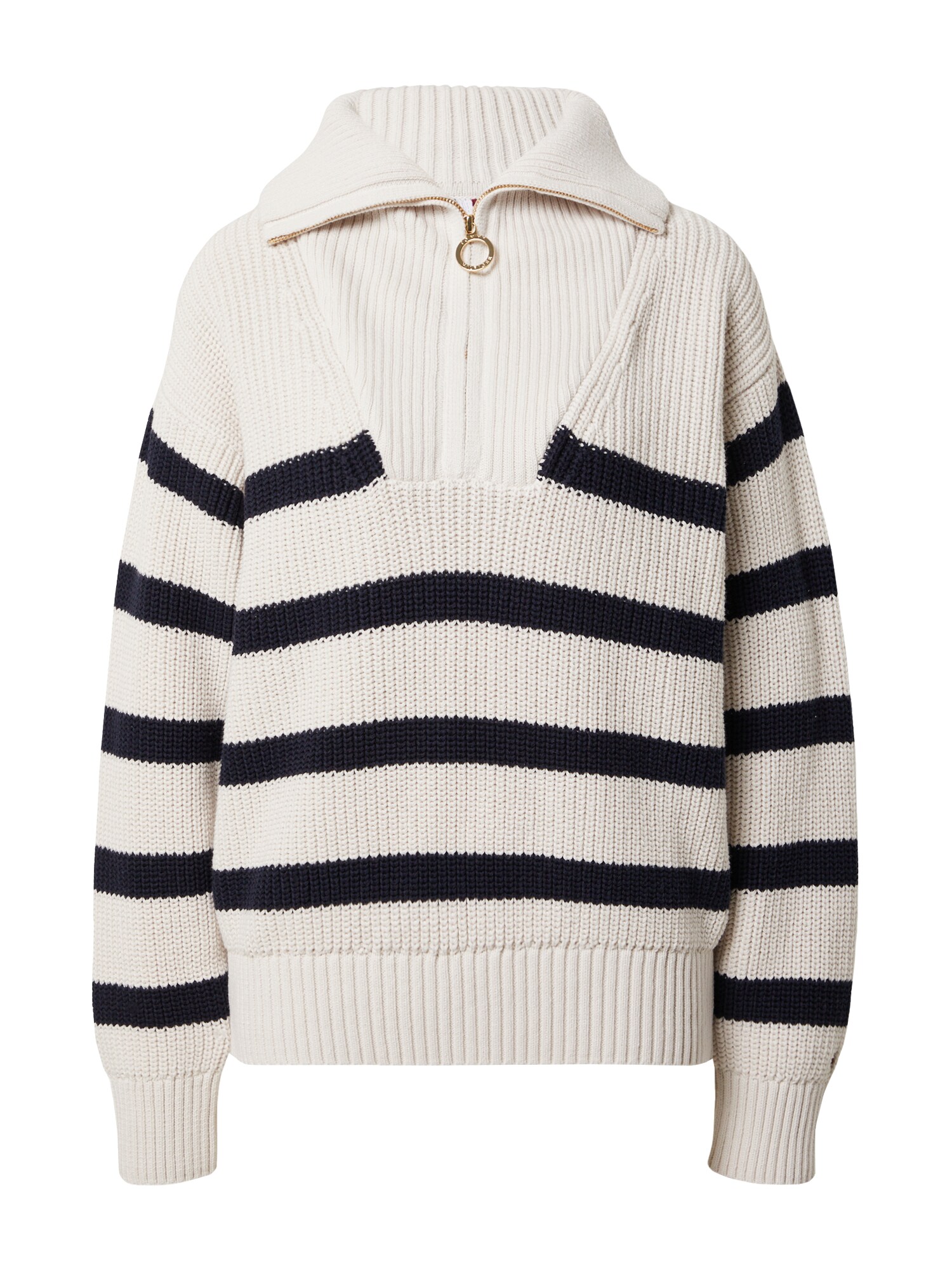 TOMMY HILFIGER Sveter  čierna / biela