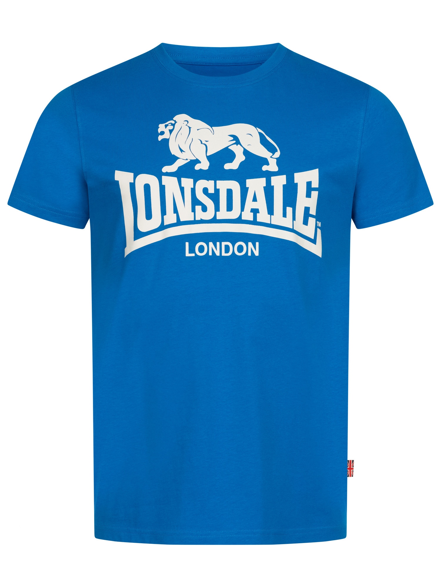 LONSDALE Póló azúr / fehér akciós termékkép 1