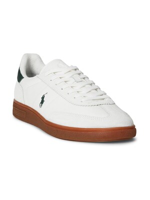 Polo Ralph Lauren Zapatillas deportivas bajas 'BEDFORD'  verde oscuro / offwhite