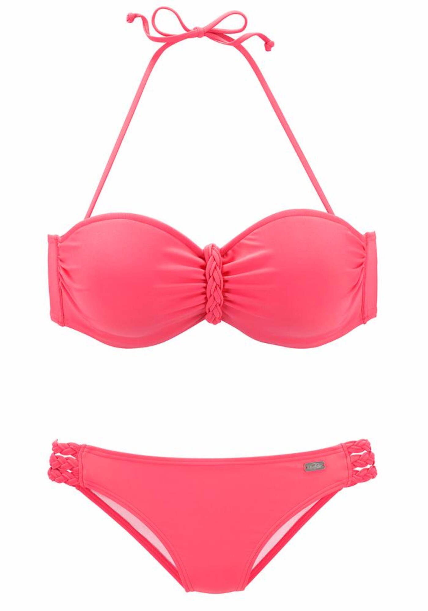 BUFFALO Bikinis  neoninė rožinė