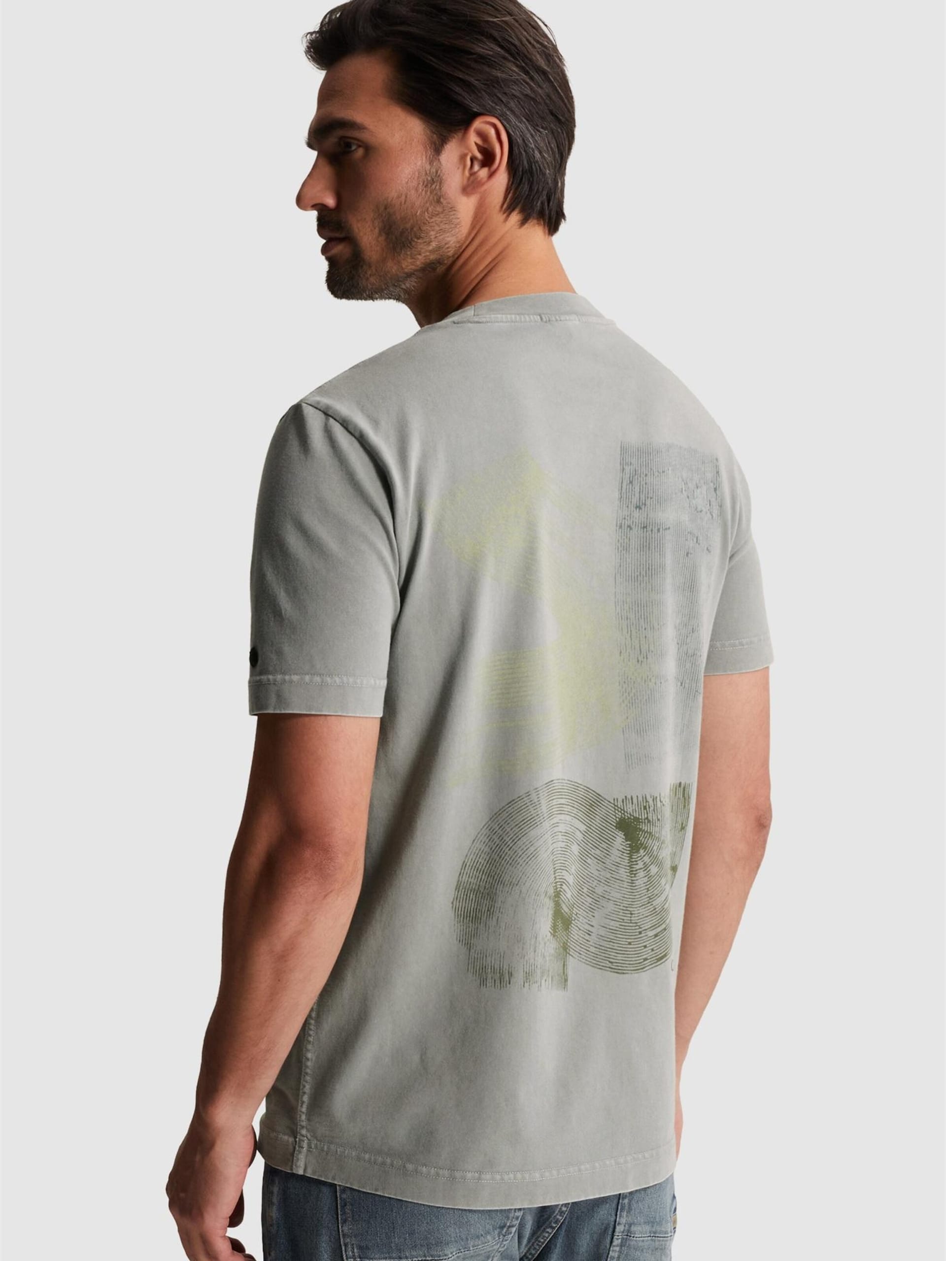 Cast Iron T-shirt 'T-shirt in a cotton blend with back artwork' herr