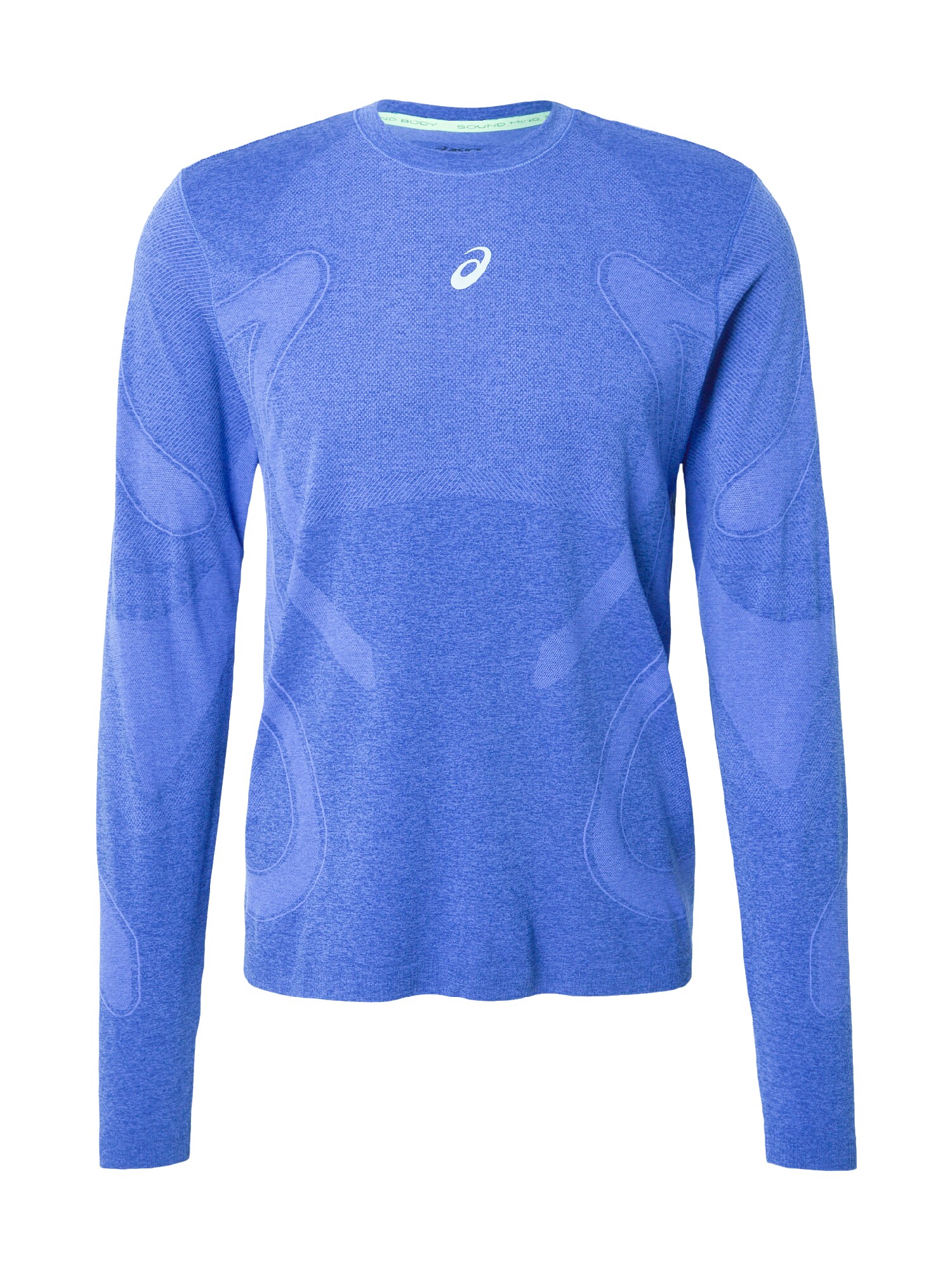 ASICS Tricou funcțional 'ROAD'  bleumarin / azur / gri deschis