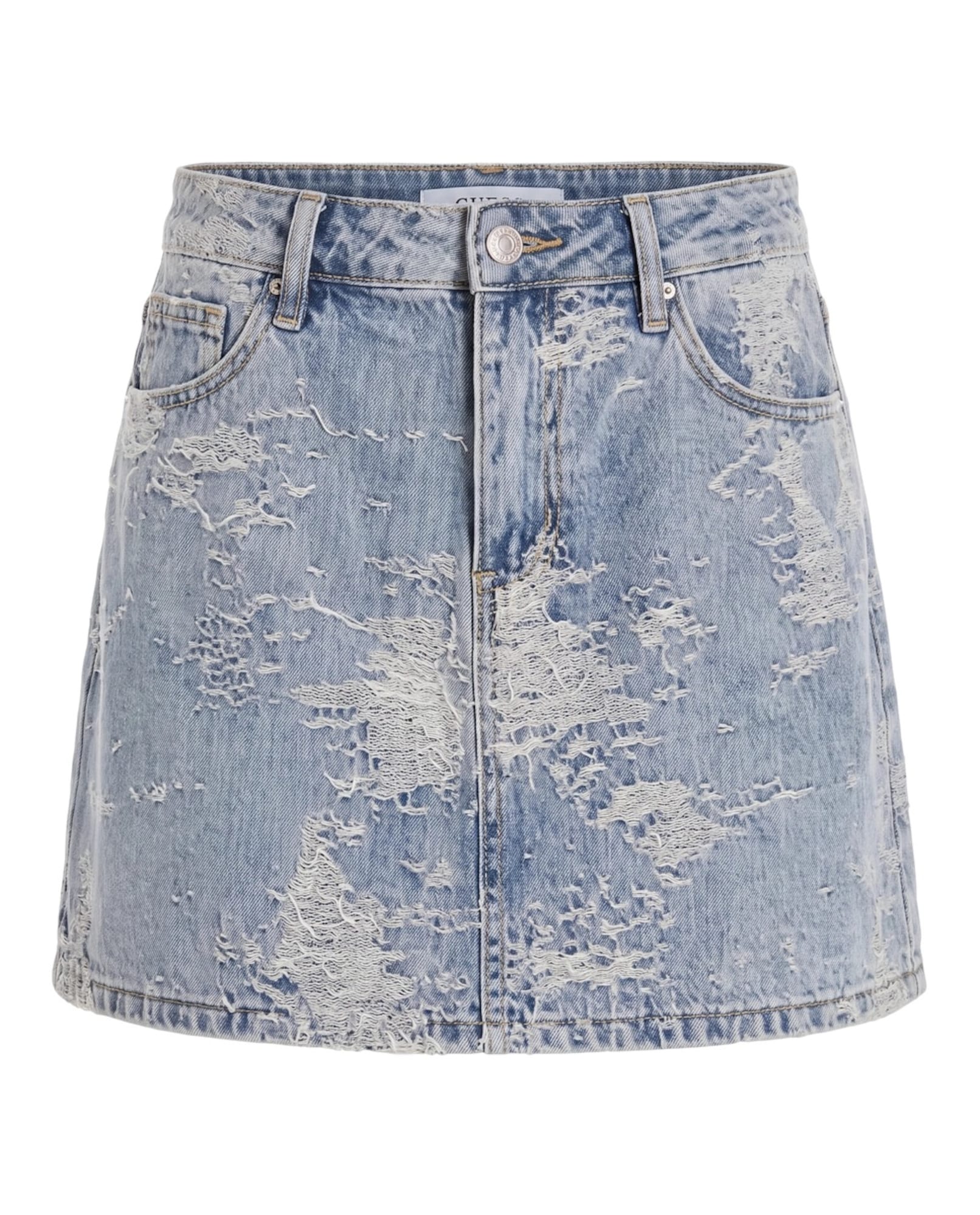 GUESS Fustă FAITH albastru denim