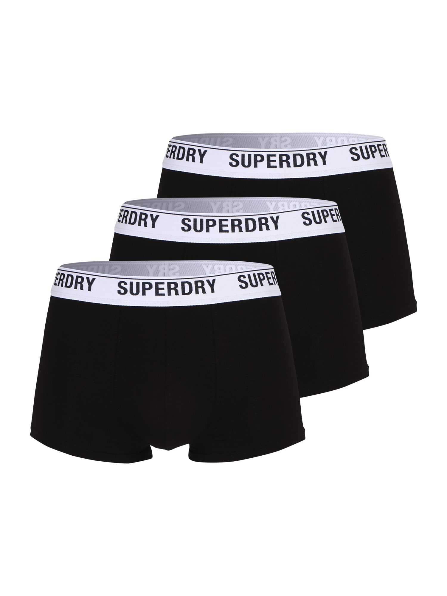 Superdry Boxerky  čierna / biela