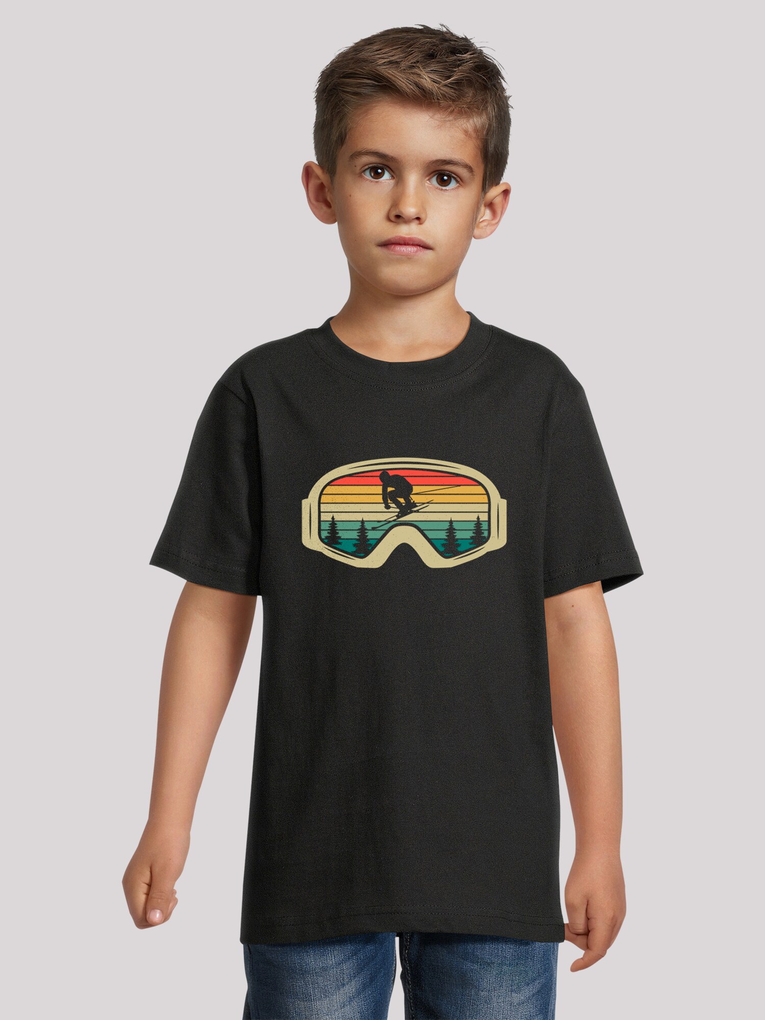 Thumbnail - F4NT4STIC T-Shirt Retro Skibrille Wintersport