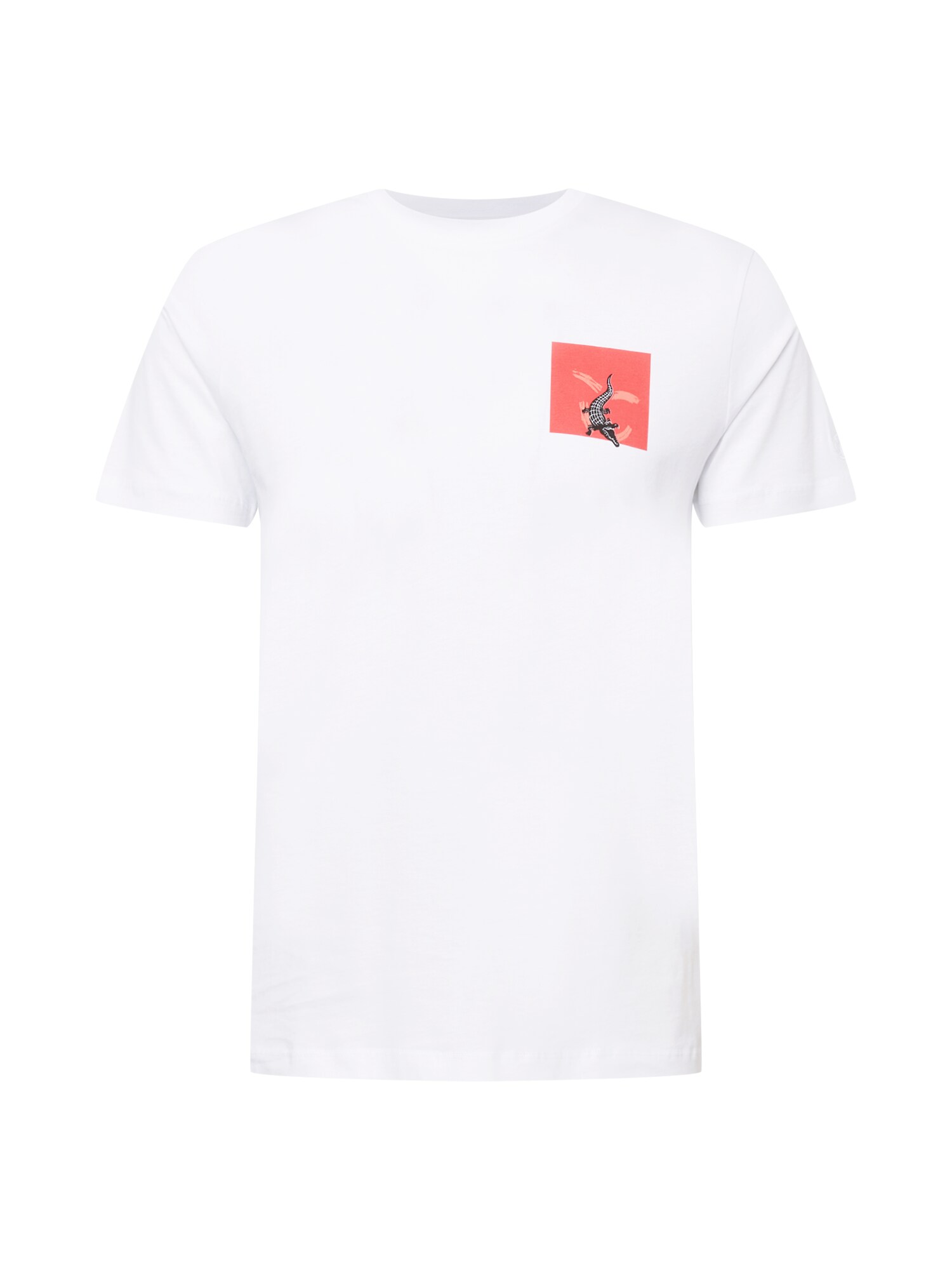WESTMARK LONDON Marškinėliai balta / raudona / juoda / lašišų spalva