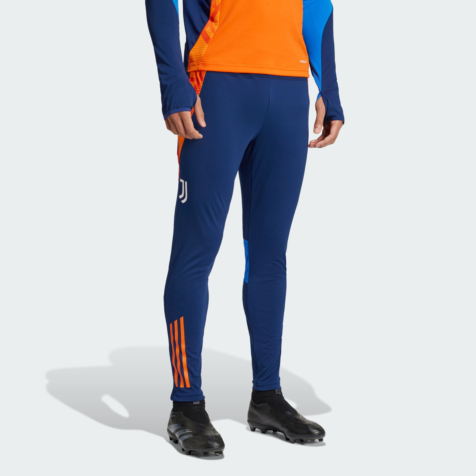 ADIDAS PERFORMANCE Sportnadrágok 'Juventus Turin Tiro 24 Competition'  azúr / sötétkék / sötét narancssárga / fehér termék 2. képe