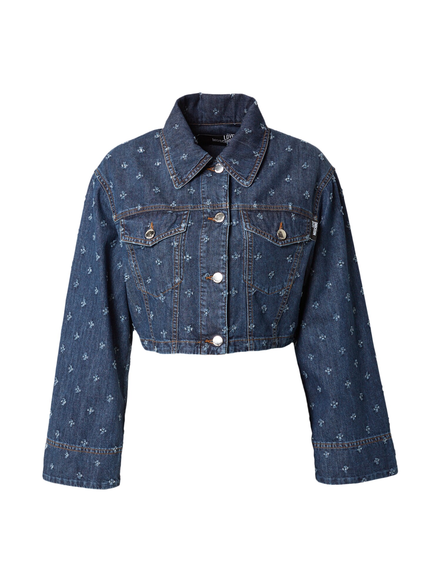 Love Moschino Prechodná bunda 'GIUBBINO'  modrá denim