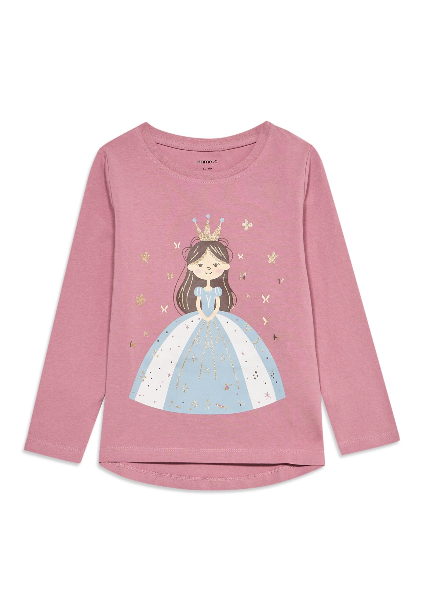 NAME IT Tricou NMFVIX albastru deschis / auriu / mauve / alb