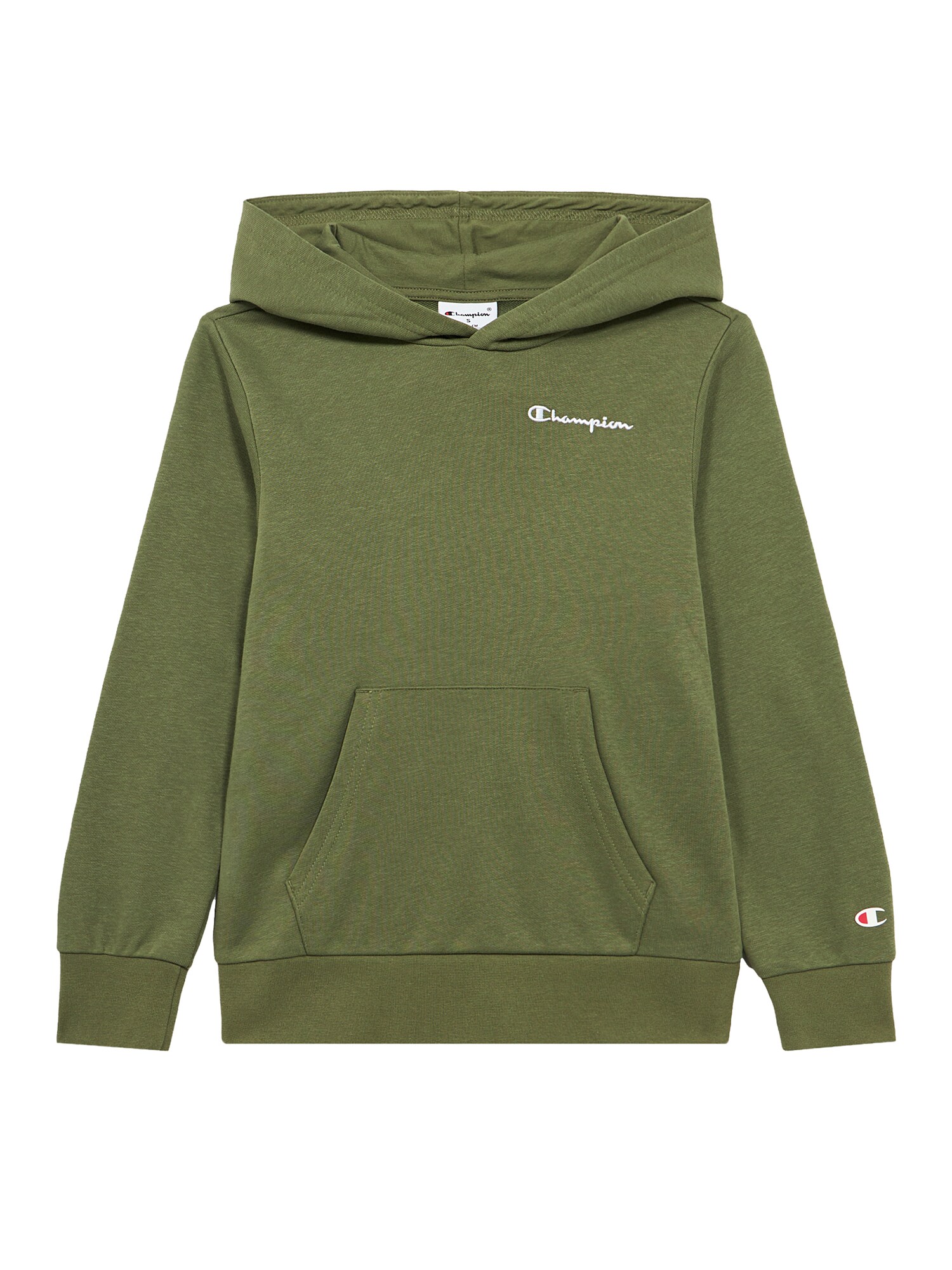 Champion Authentic Athletic Apparel Bluză de molton  oliv / alb