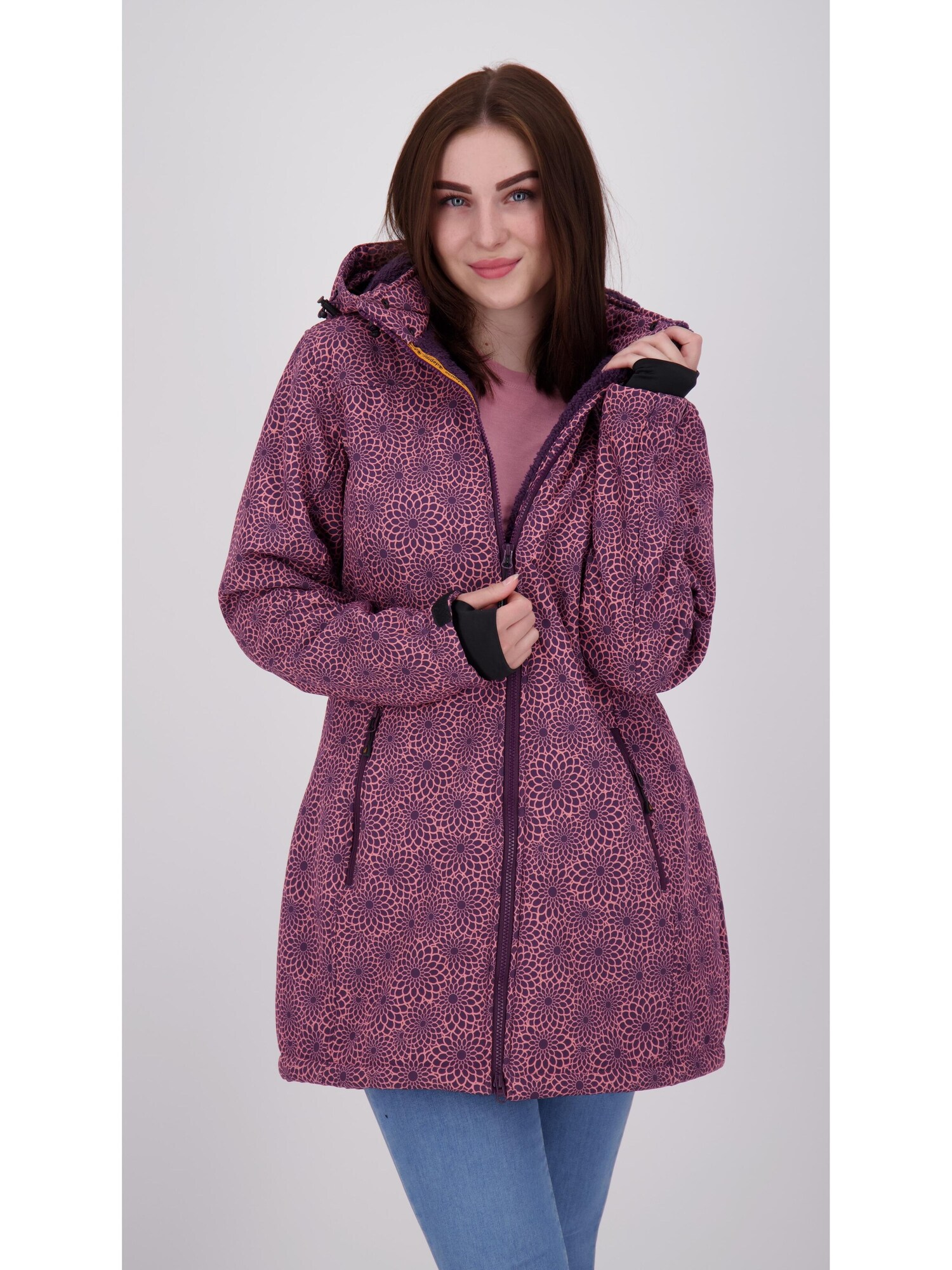 deproc Giacca di mezza stagione 'KEELE PEAK II WOMEN'  bordeaux