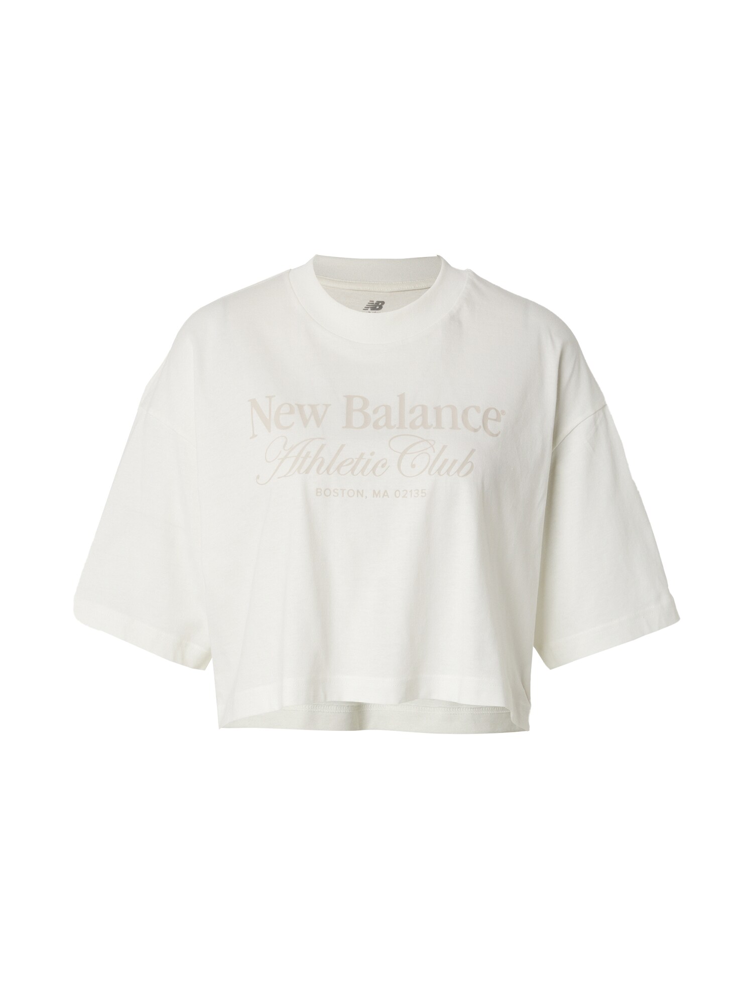 new balance Póló 'Athletics Club'  gitt / természetes fehér akciós termékkép 1