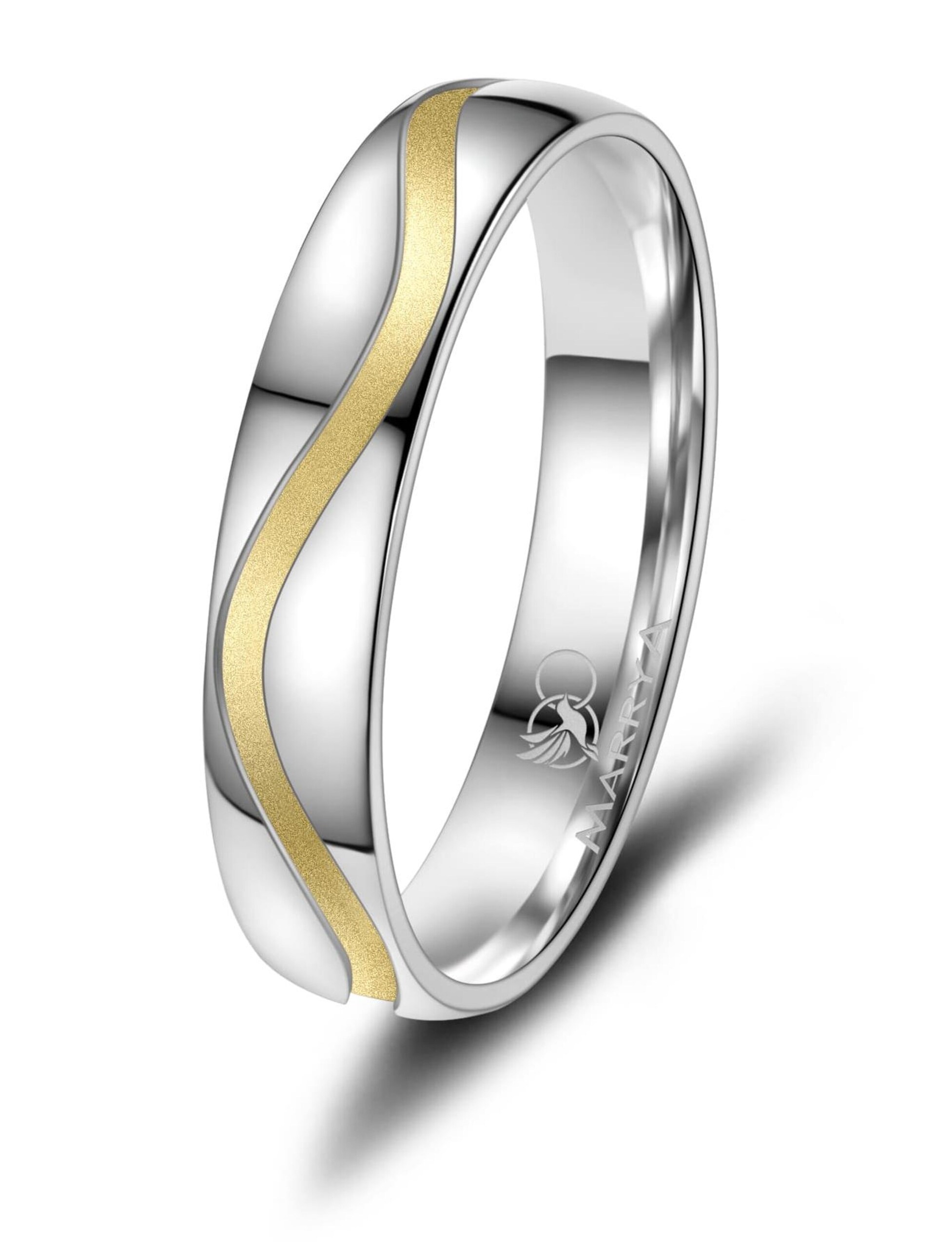 MARRYA Ring 'MARRYA SI-27 Ehering aus Silber' dam