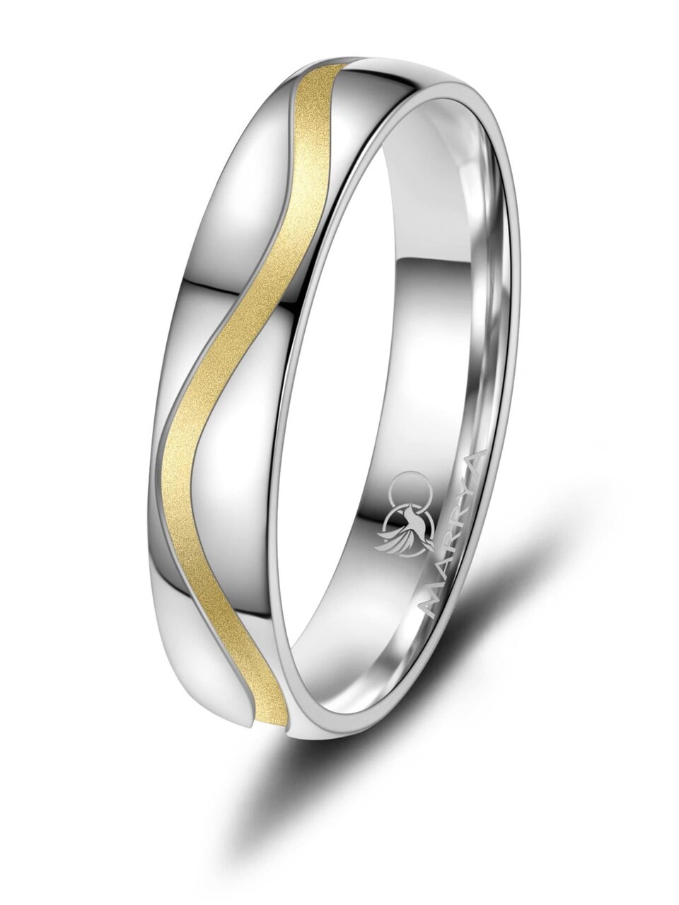 Ring 'MARRYA SI-27 Ehering aus Silber'