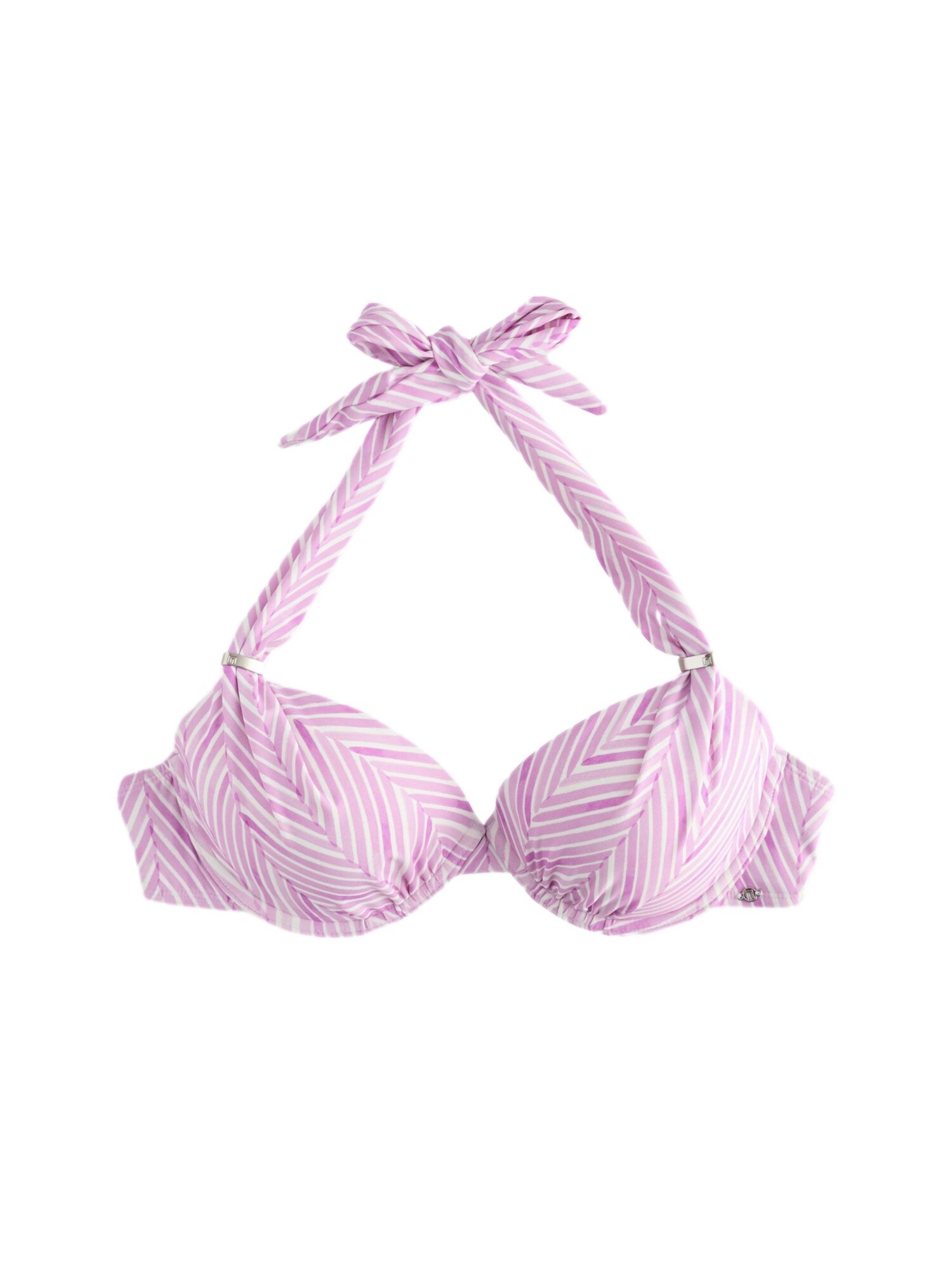 Next Bikini felső  világoslila / fehér akciós termékkép 1
