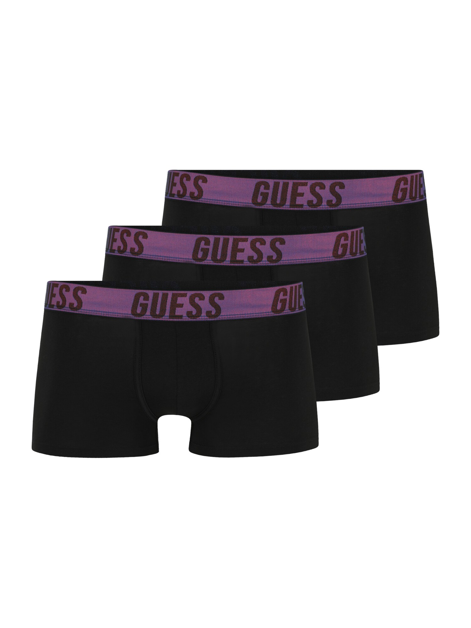 GUESS Boxeralsók 'JOE'  padlizsán / fekete akciós termékkép 1