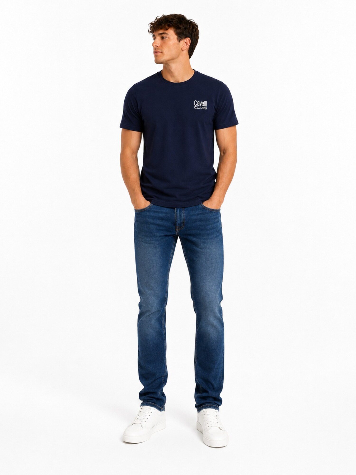 Cavalli Class Camiseta  azul – imagen 3