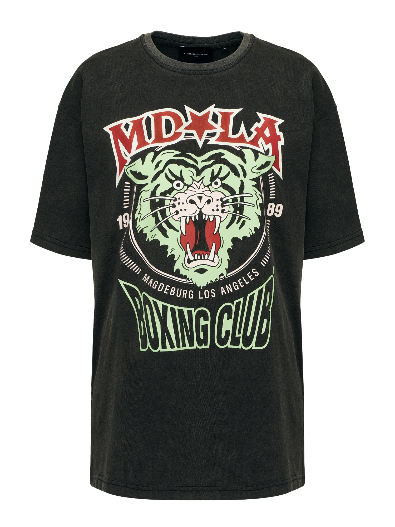 Magdeburg Los Angeles Marškinėliai 'BOXING CLUB' juoda / mišrios spalvos