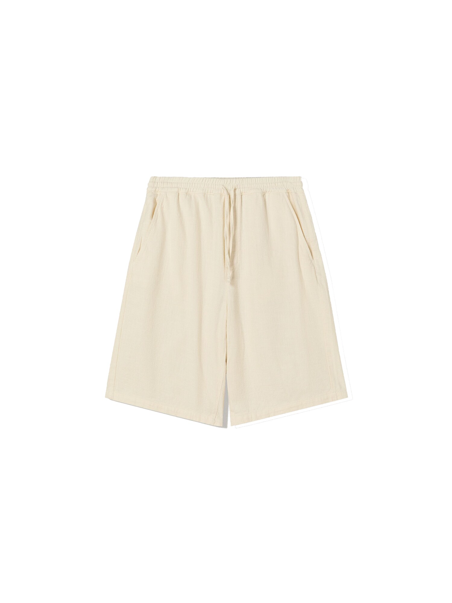 Bershka Pantaloni  alb murdar