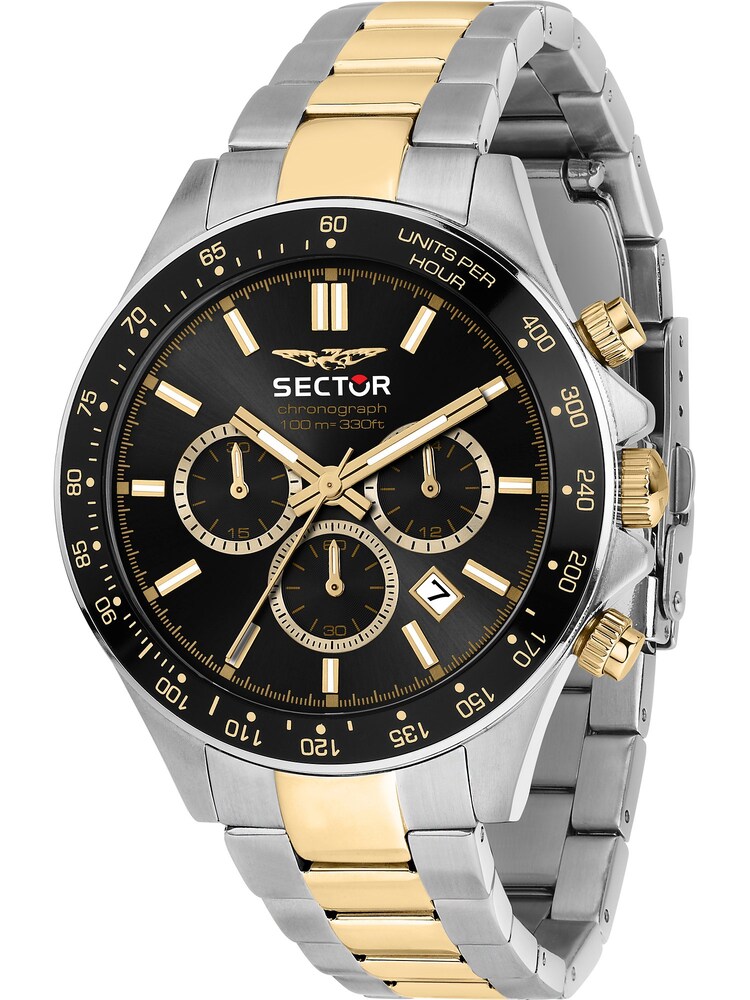 SECTOR Uhr Herren Größe One Size gold / schwarz / silber