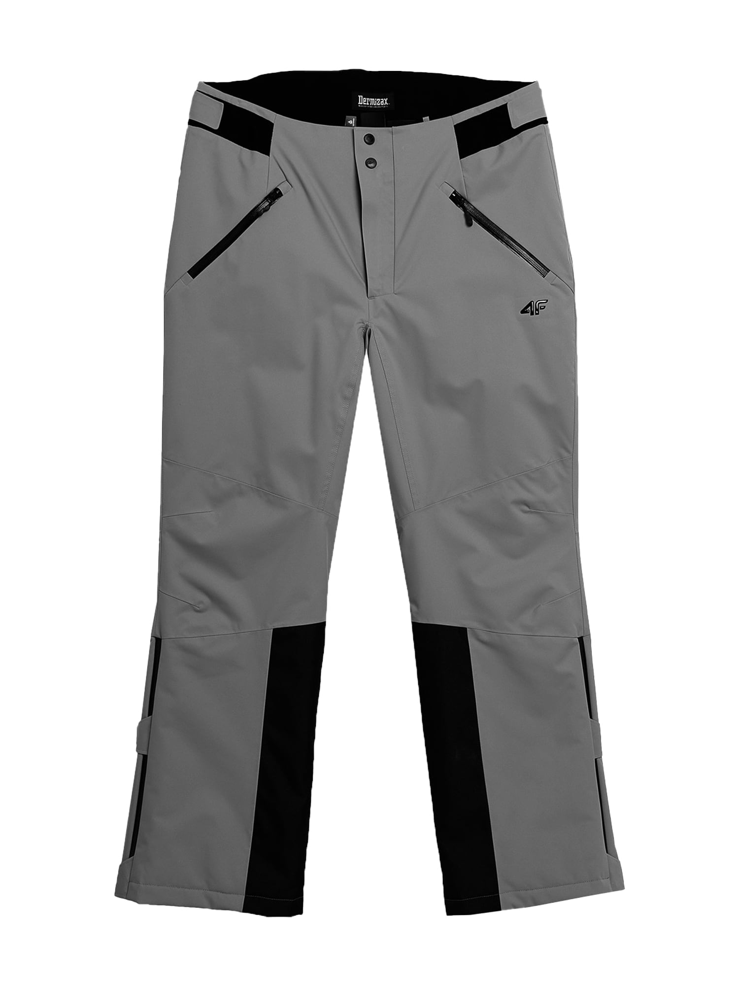 4F Outdoor hlače  siva / črna