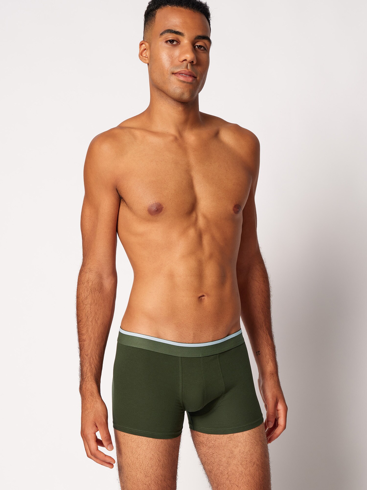Skiny Boxeralsók  sötétkék / zöld / fekete termék 2. képe