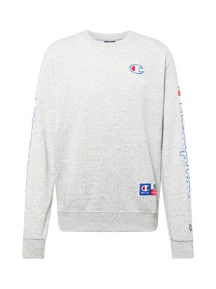 Champion Authentic Athletic Apparel Sweatshirt Blauw / Lichtgrijs / Rood / Wit