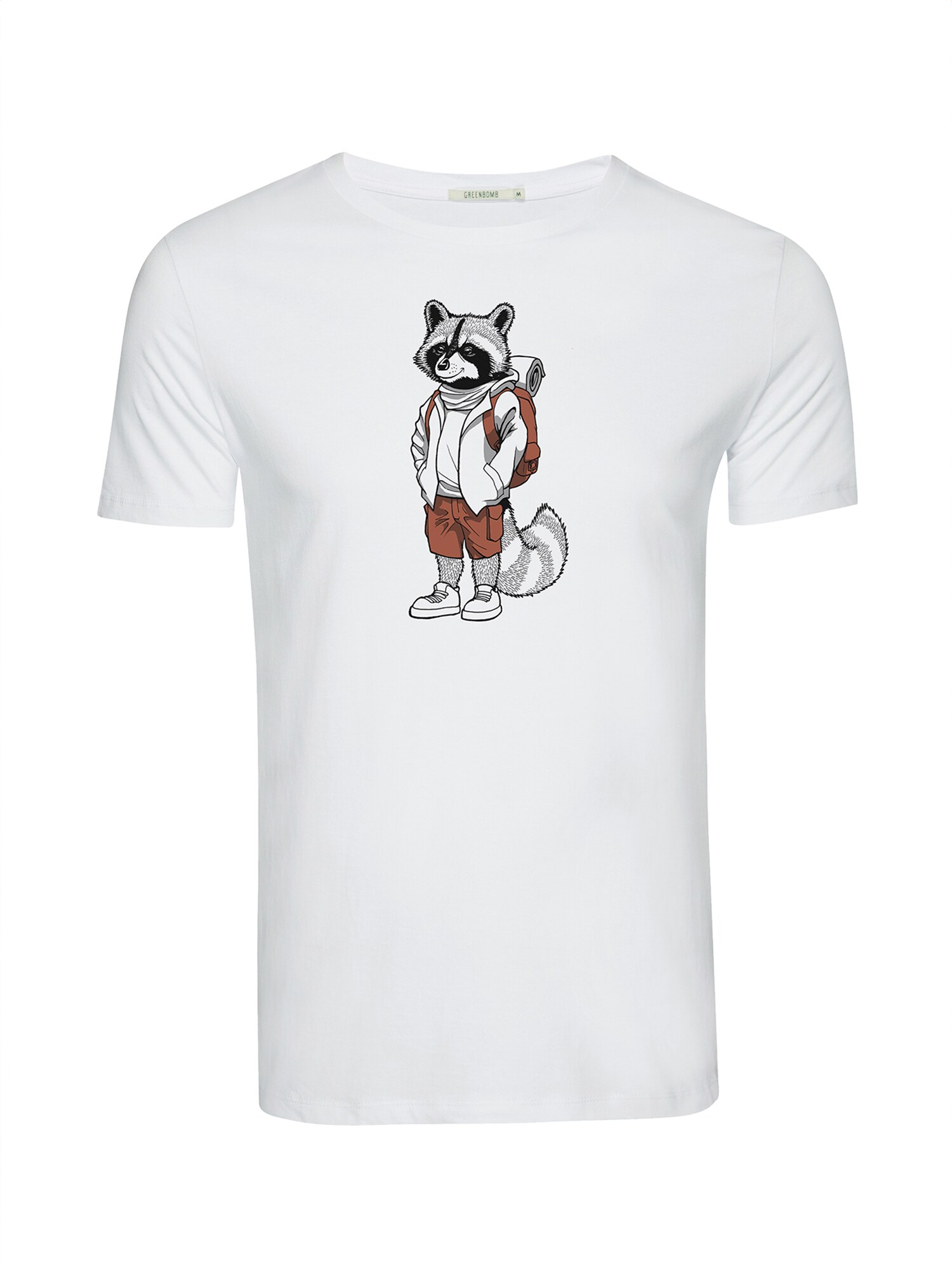 Thumbnail - T-Shirt 'Animal Raccoon Hike'