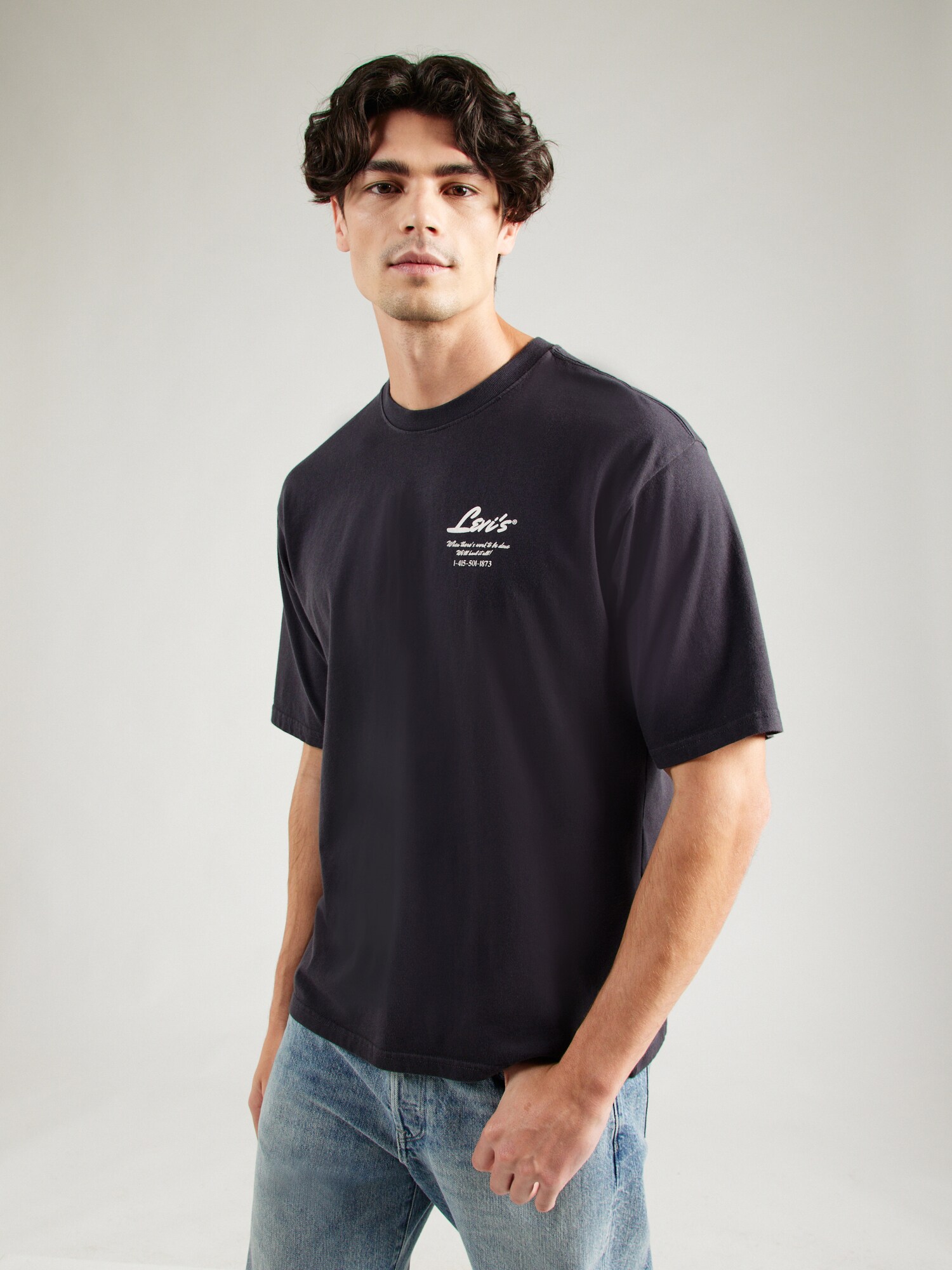 LEVI'S ® Tričko 'Graphic Tee' čierna / biela (obrázok 4)