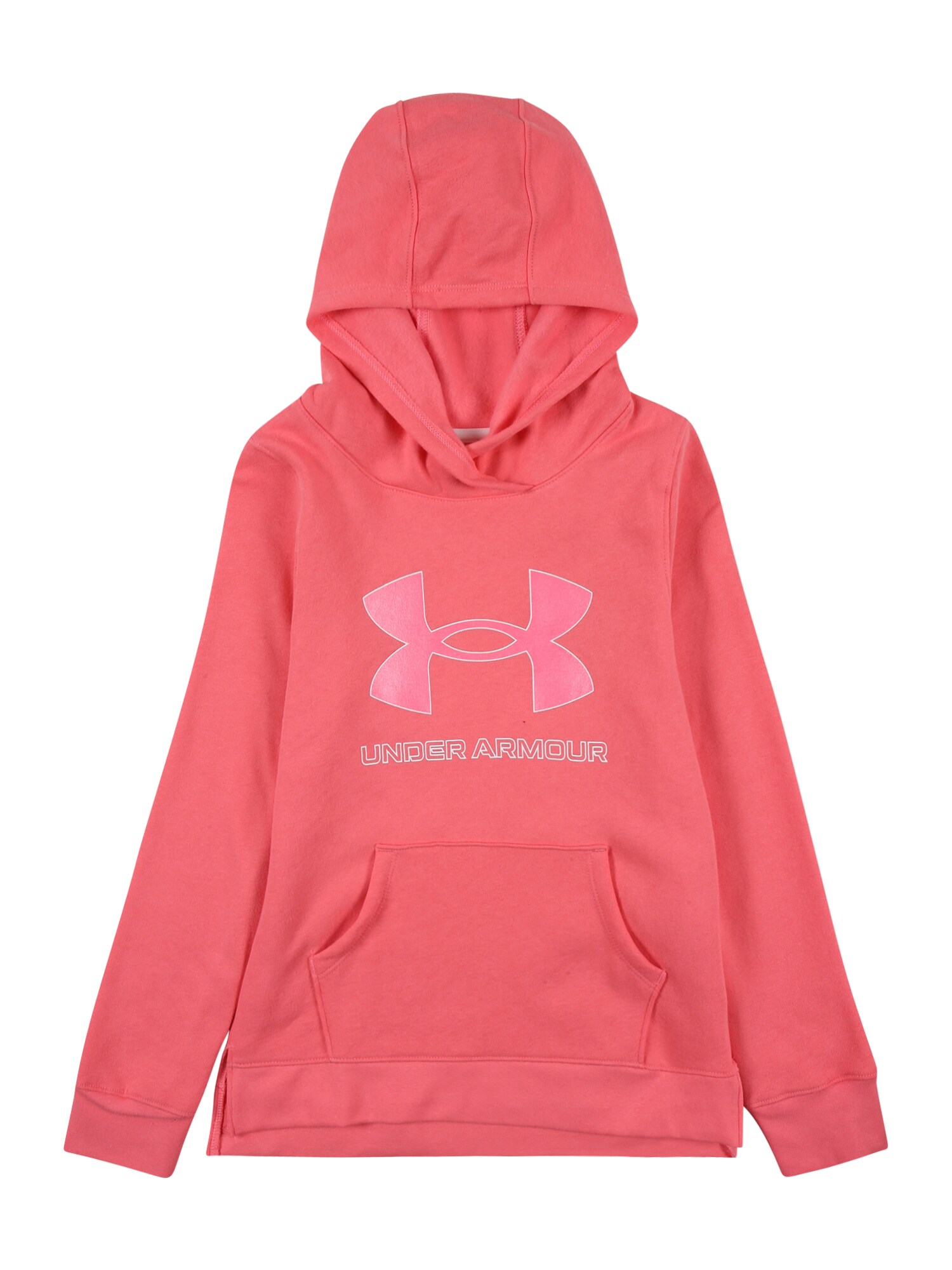 UNDER ARMOUR Sportinio tipo megztinis 'Rival'  rožinė / šviesiai rožinė