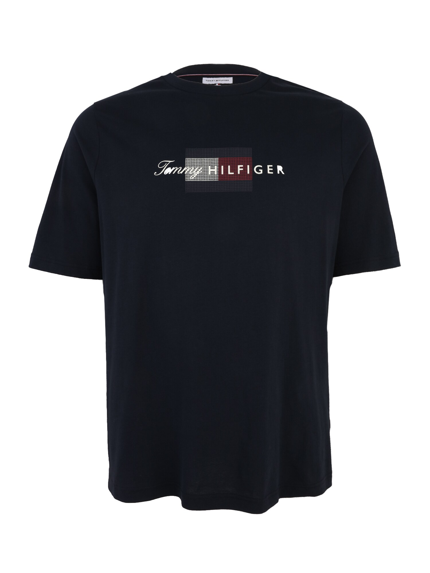 Tommy Hilfiger Big & Tall Majica 'BT'  mornarsko plava / crvena / bijela