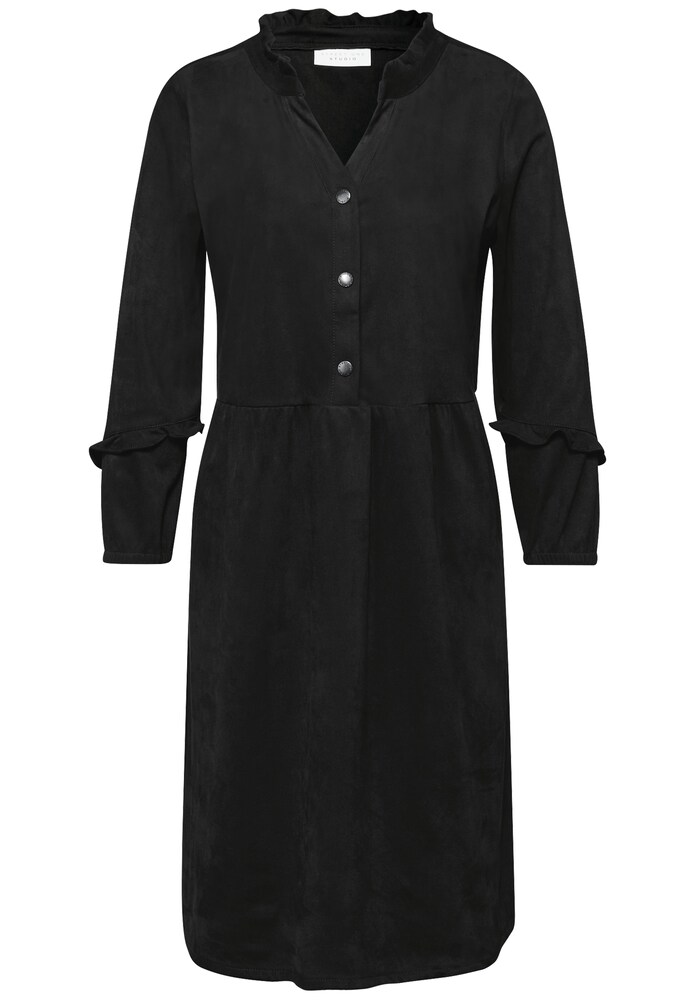 Street One Studio Kleid Damen Größe 46 schwarz Winterkleid