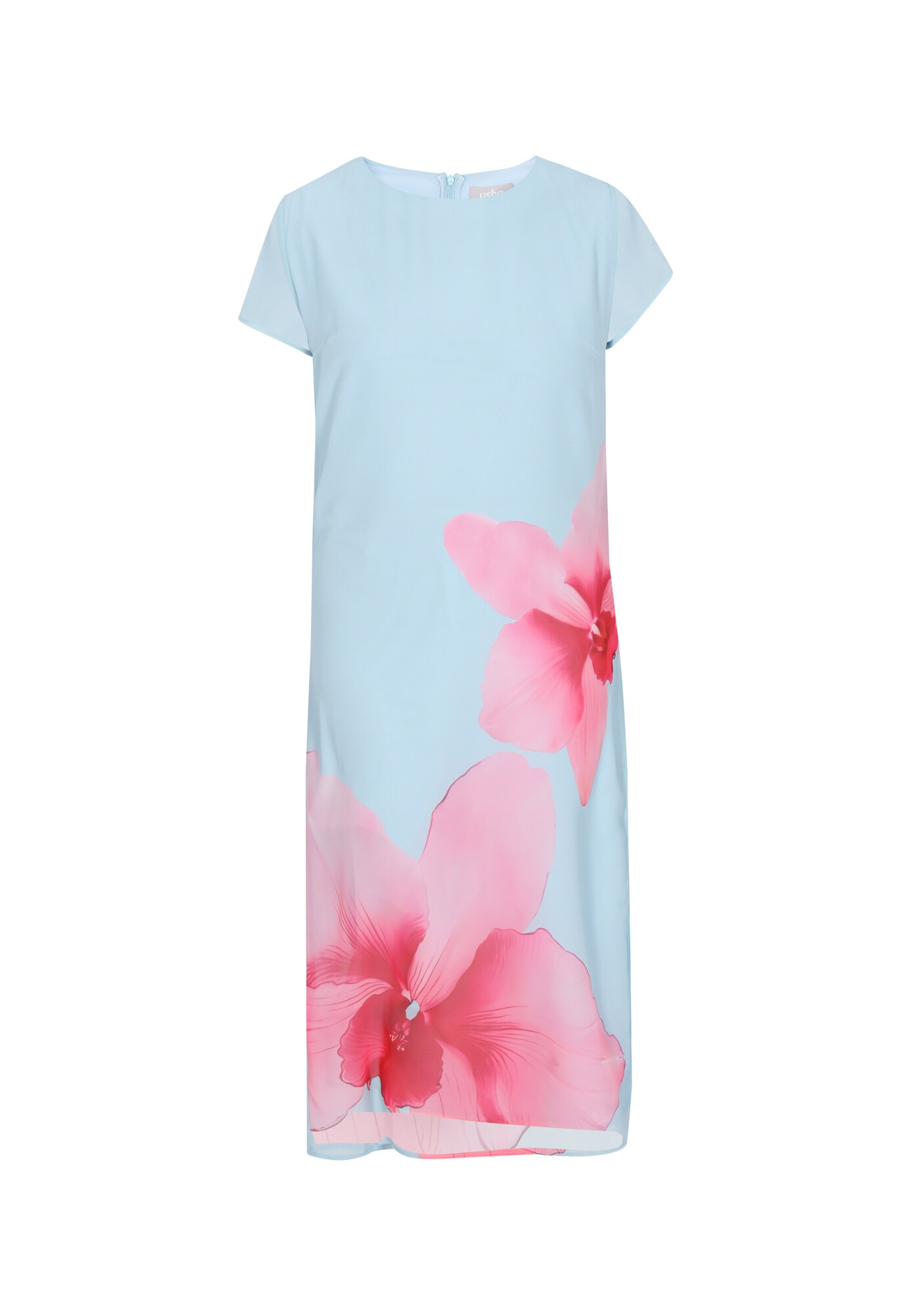 Usha Vestido  azul pastel / rosa / rosa